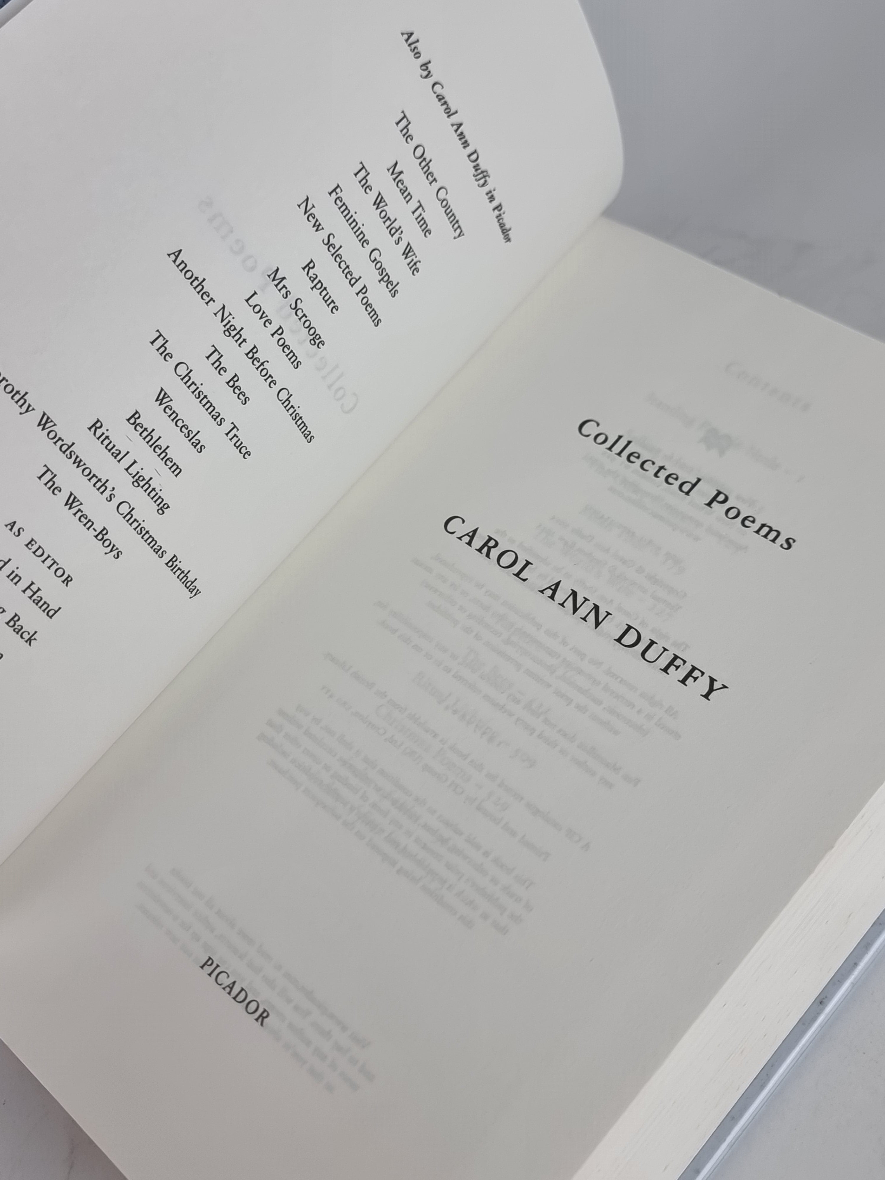 Collected Poems, Carol Ann Duffy — 1st Edition