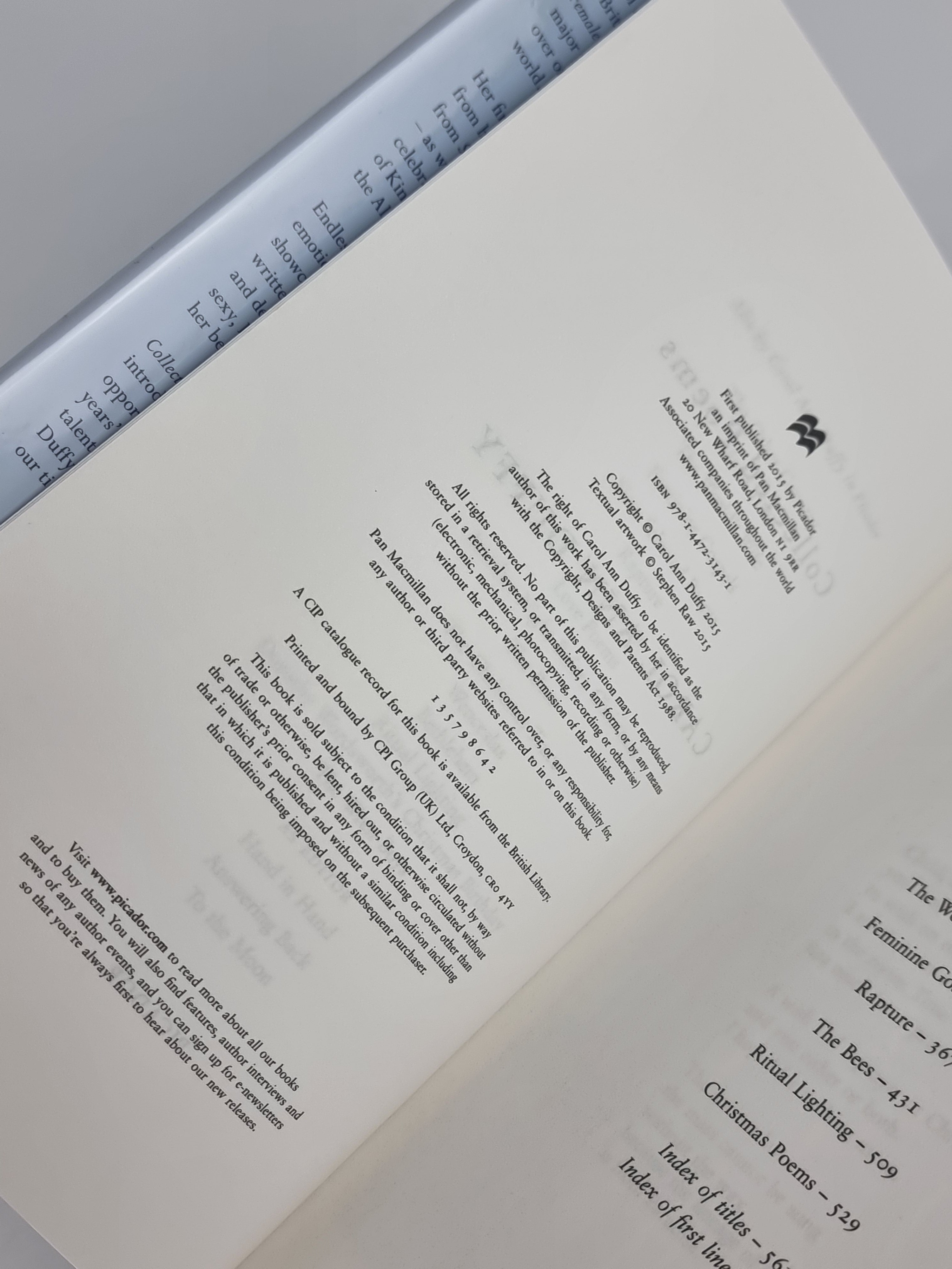 Collected Poems, Carol Ann Duffy — 1st Edition