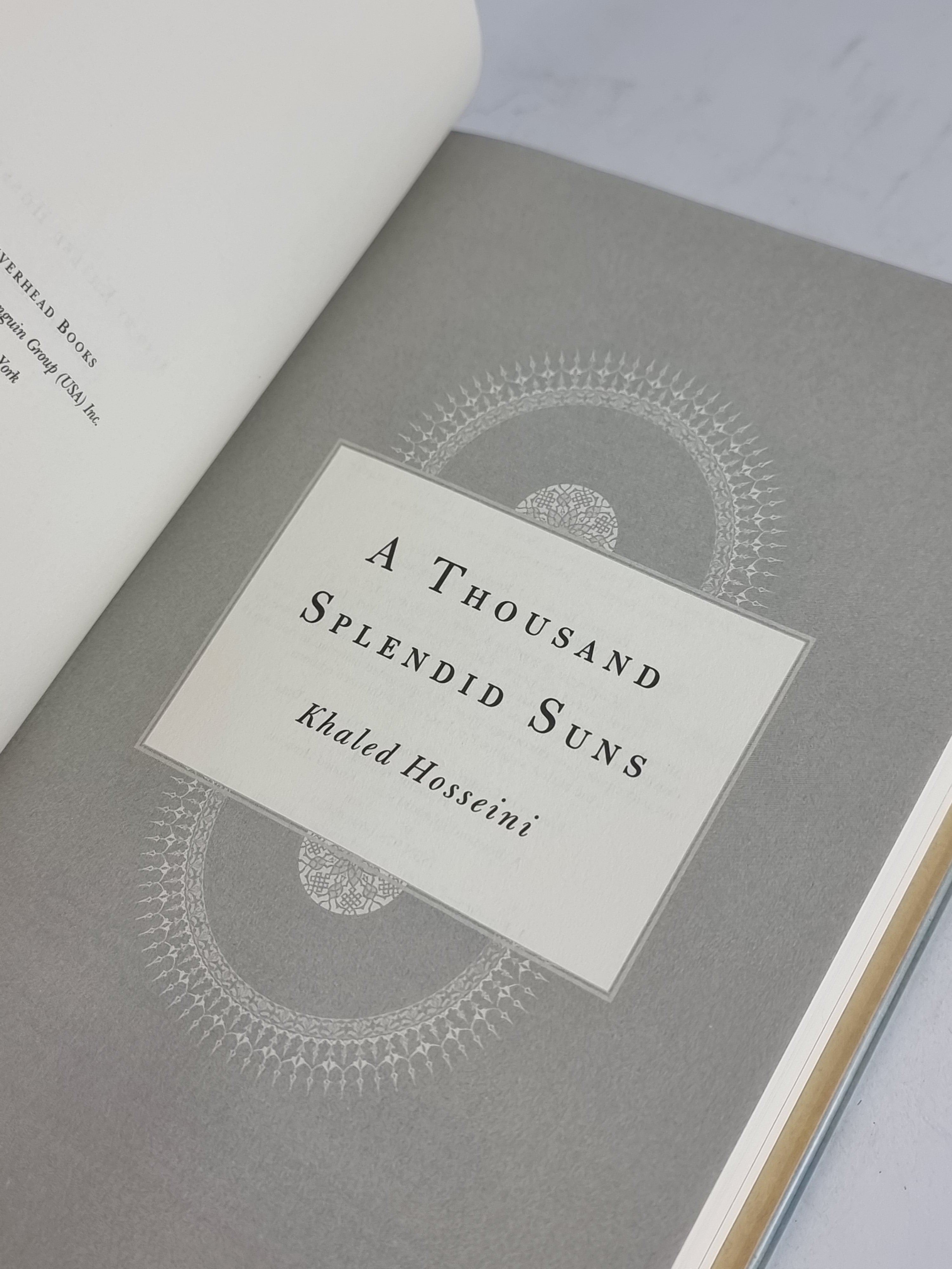 A Thousand Splendid Suns, Khaled Hosseini — 1st Edition