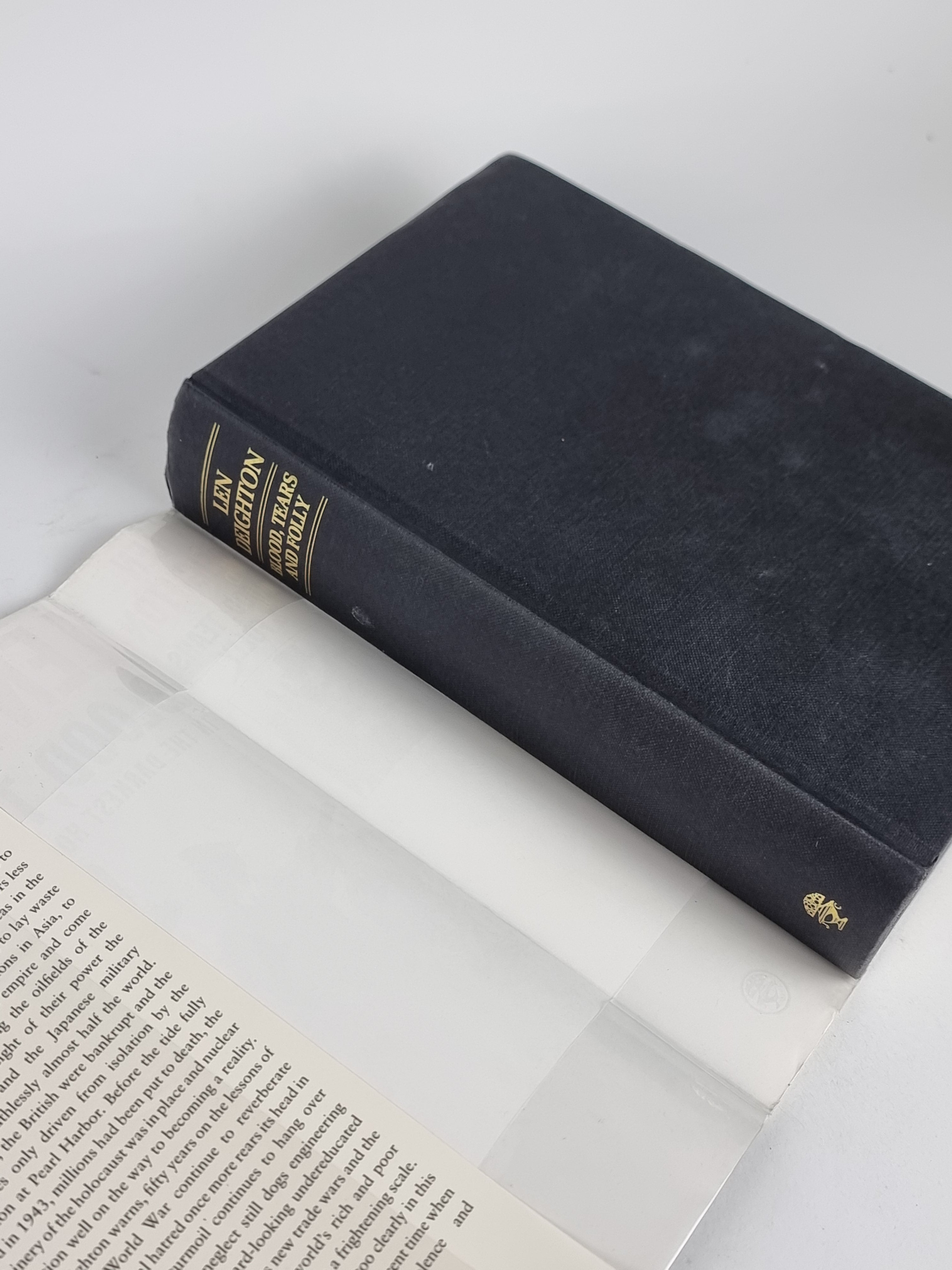 Blood, Tears and Folly, Len Deighton — 1st Edition