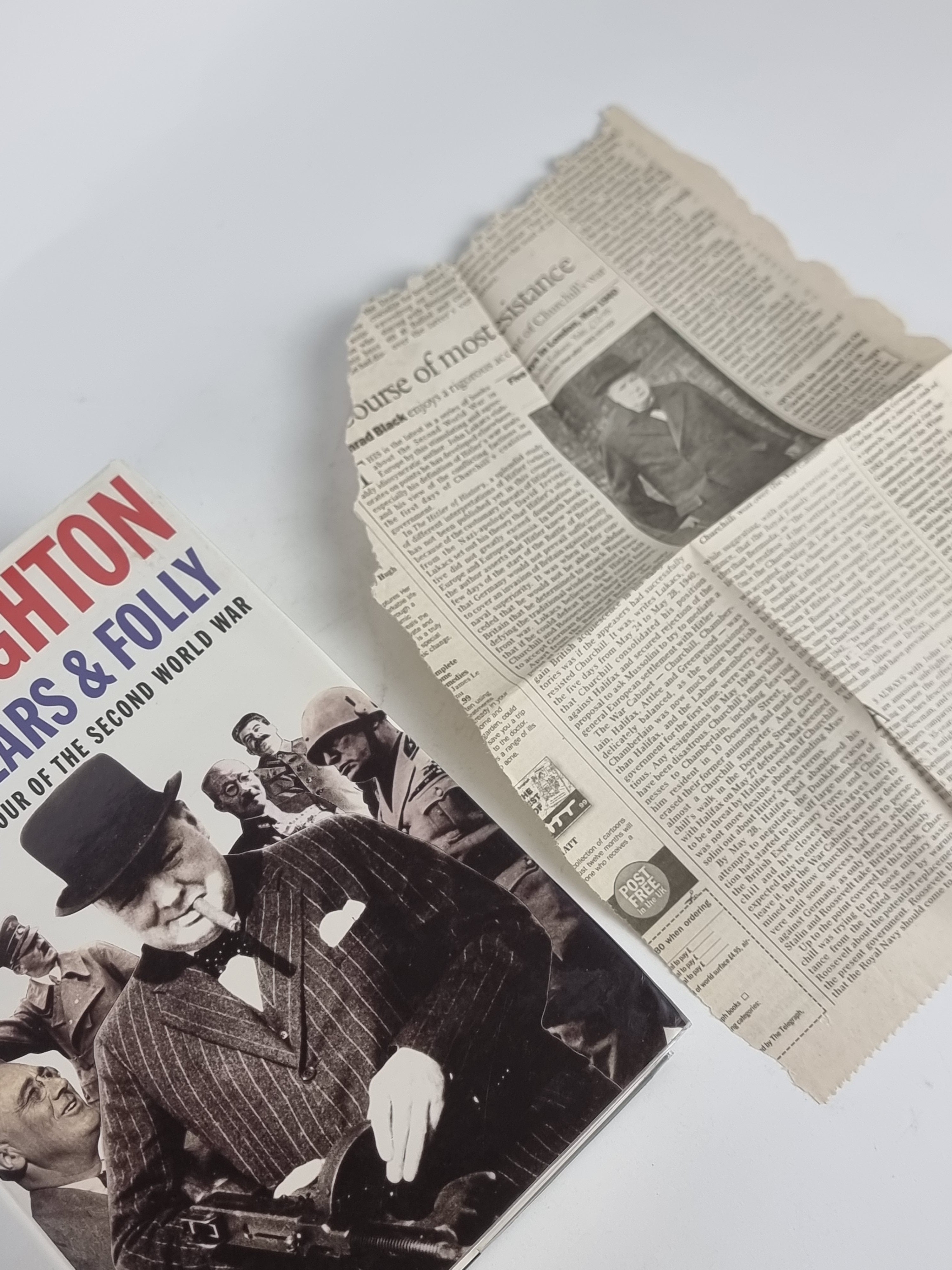 Blood, Tears and Folly, Len Deighton — 1st Edition