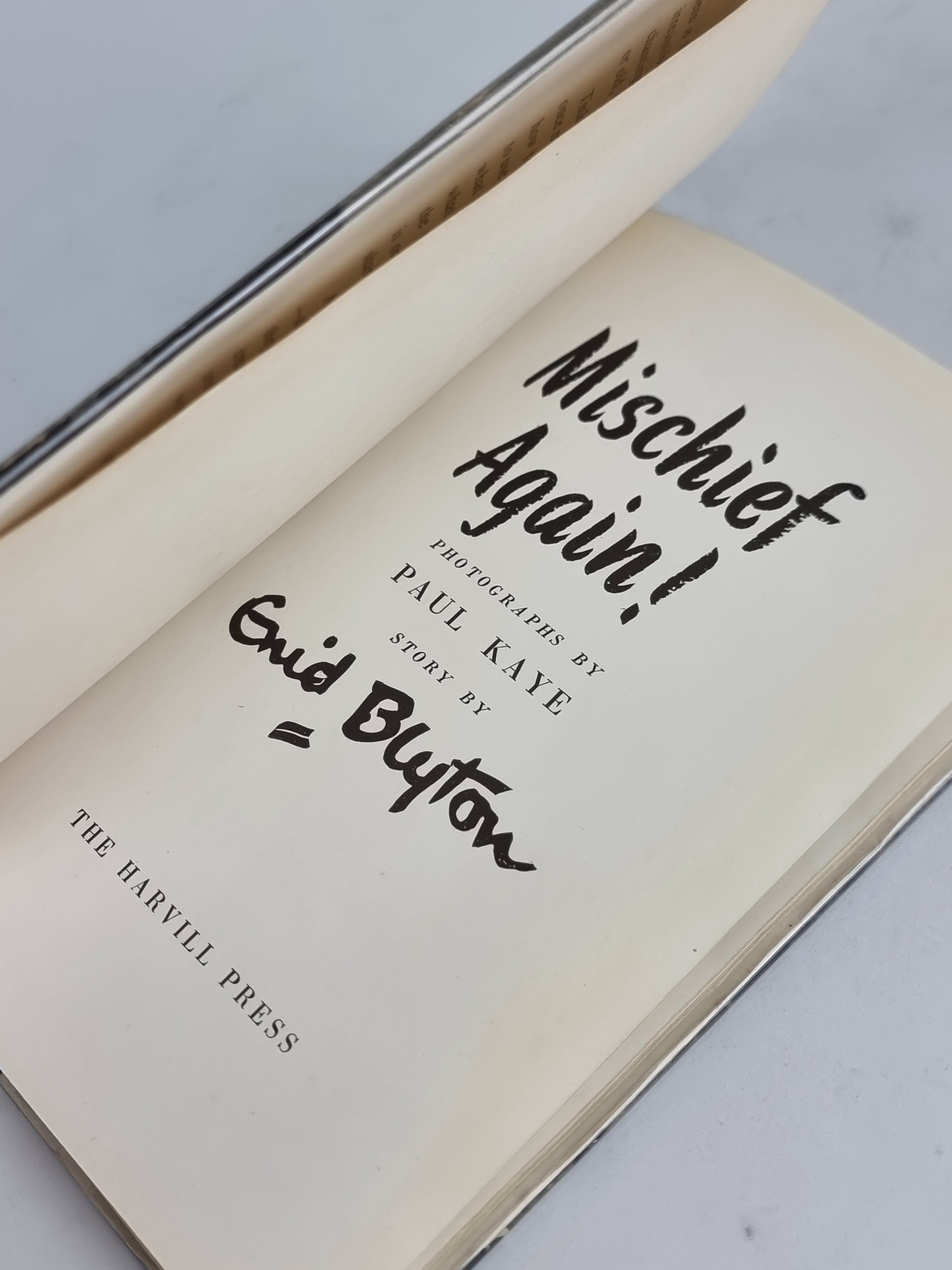 Mischief Again!, Enid Blyton — 1st Edition