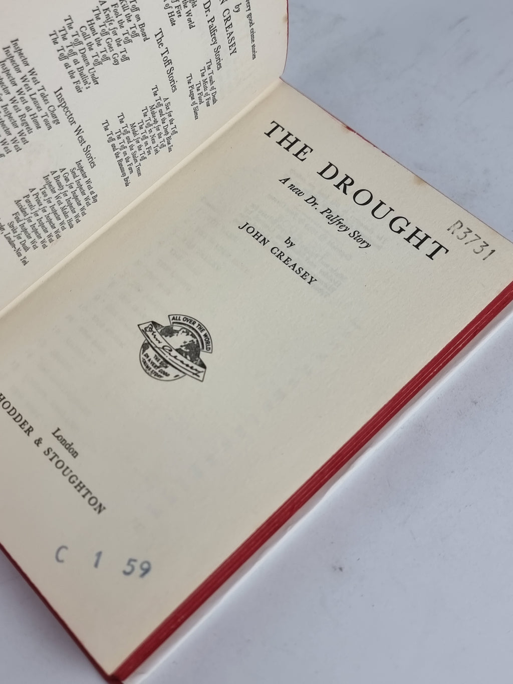 The Drought, John Creasey — 1st Edition