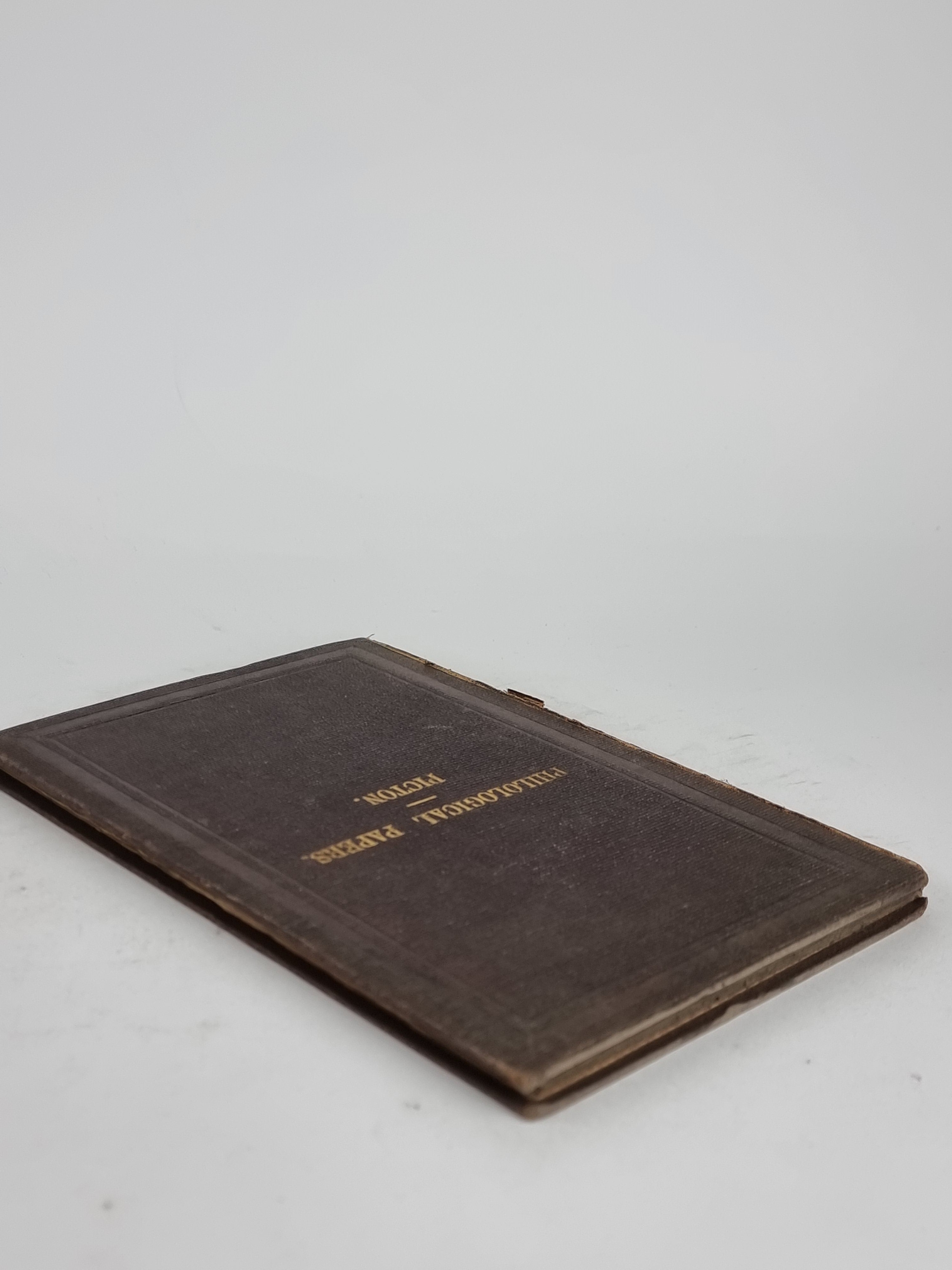 Philological Papers, J. A. Picton — 1st Edition