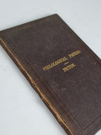 Philological Papers, J. A. Picton — 1st Edition