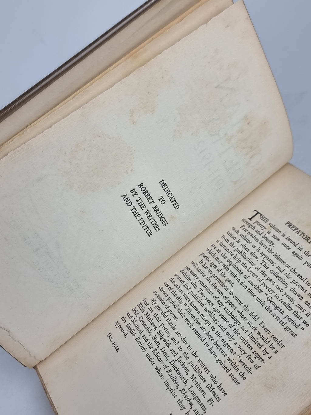 Georgian Poetry 1911-1912, Various — 1st Edition