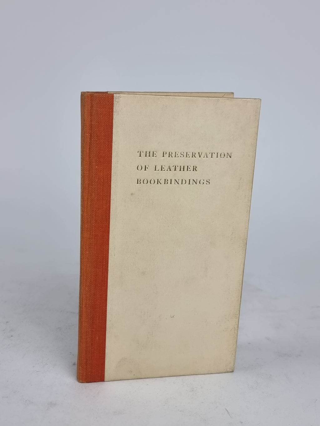 The Preservation of Leather Bookbindings, H. J. Plenderleith — 1967 New Edition