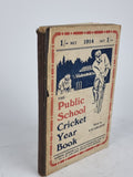 The Public School Cricket Year Book, Edited by A. W. Lane-Joynt — 1st Edition