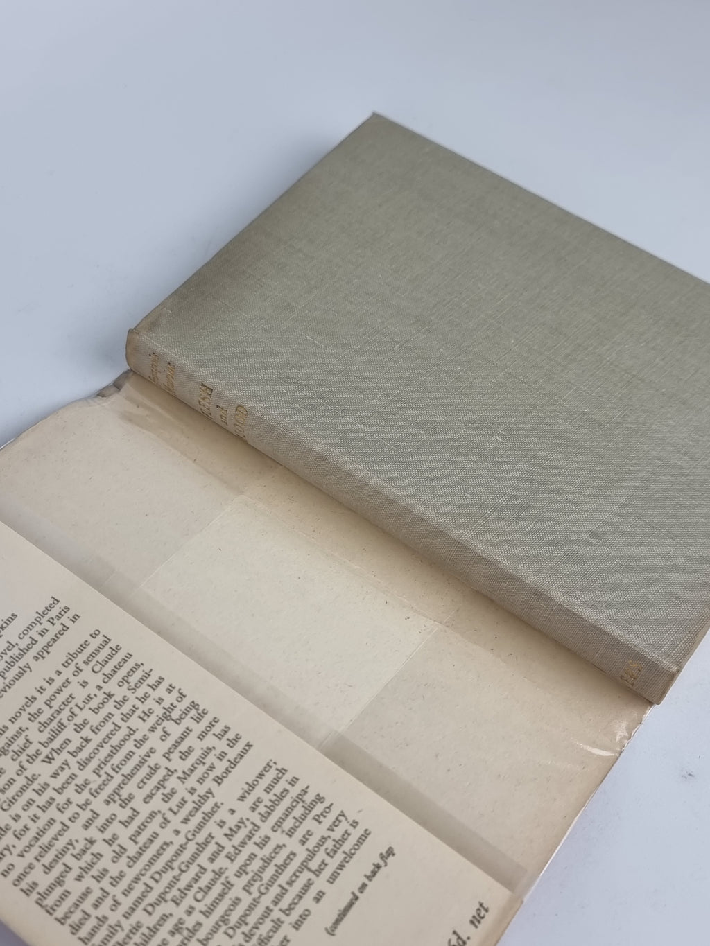 Flesh and Blood, François Mauriac — 1st English Edition
