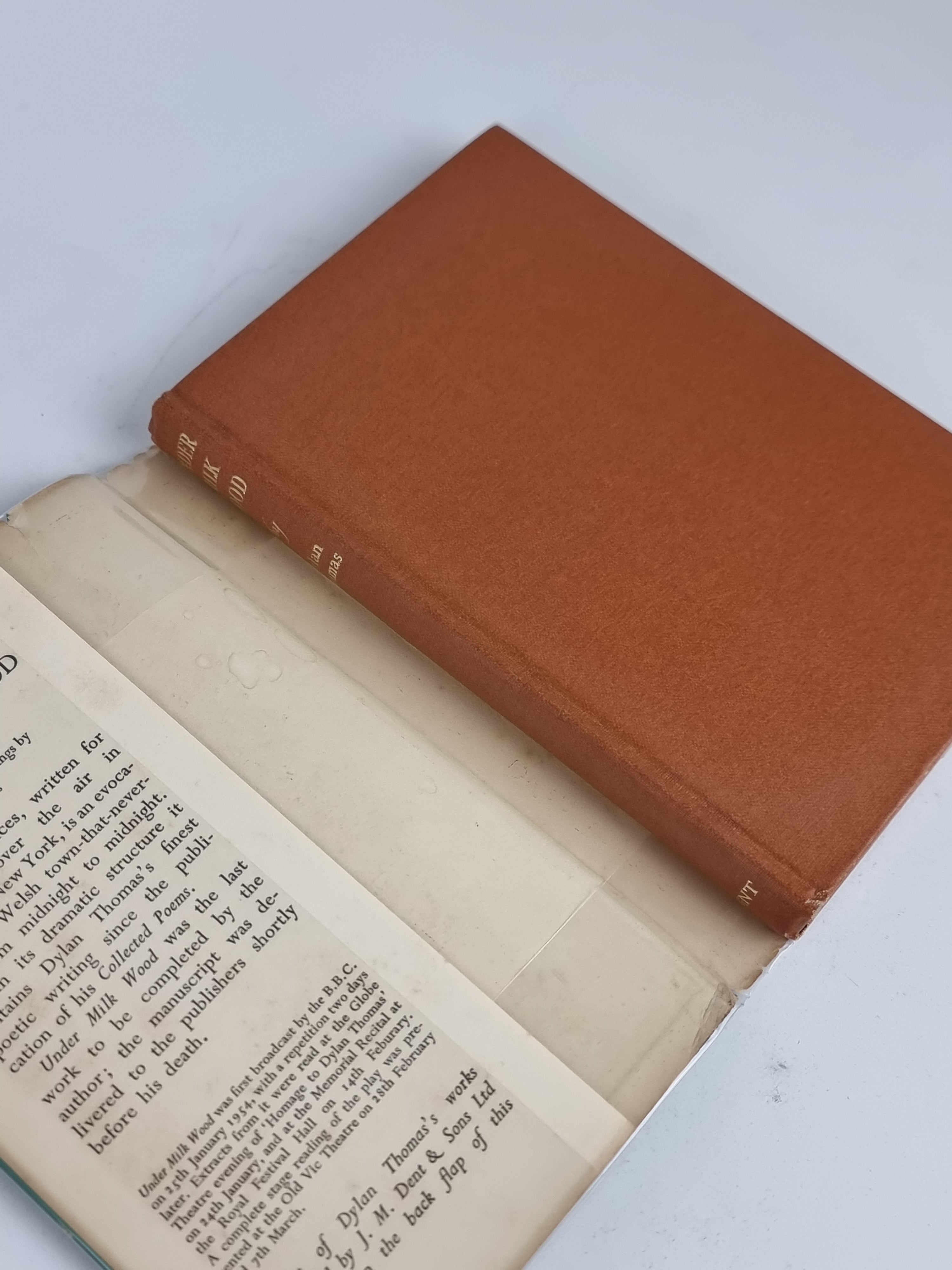 Under Milk Wood, Dylan Thomas — 1st Edition, 2nd Impression