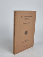 The Name and Nature of Poetry, A. E. Housman — 1st Edition