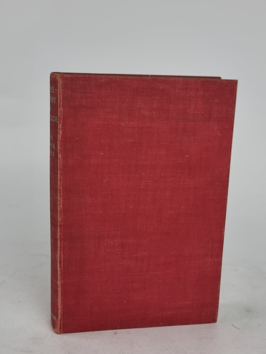 A Philosophy of Solitude, John Cowper Powys — 1st Edition