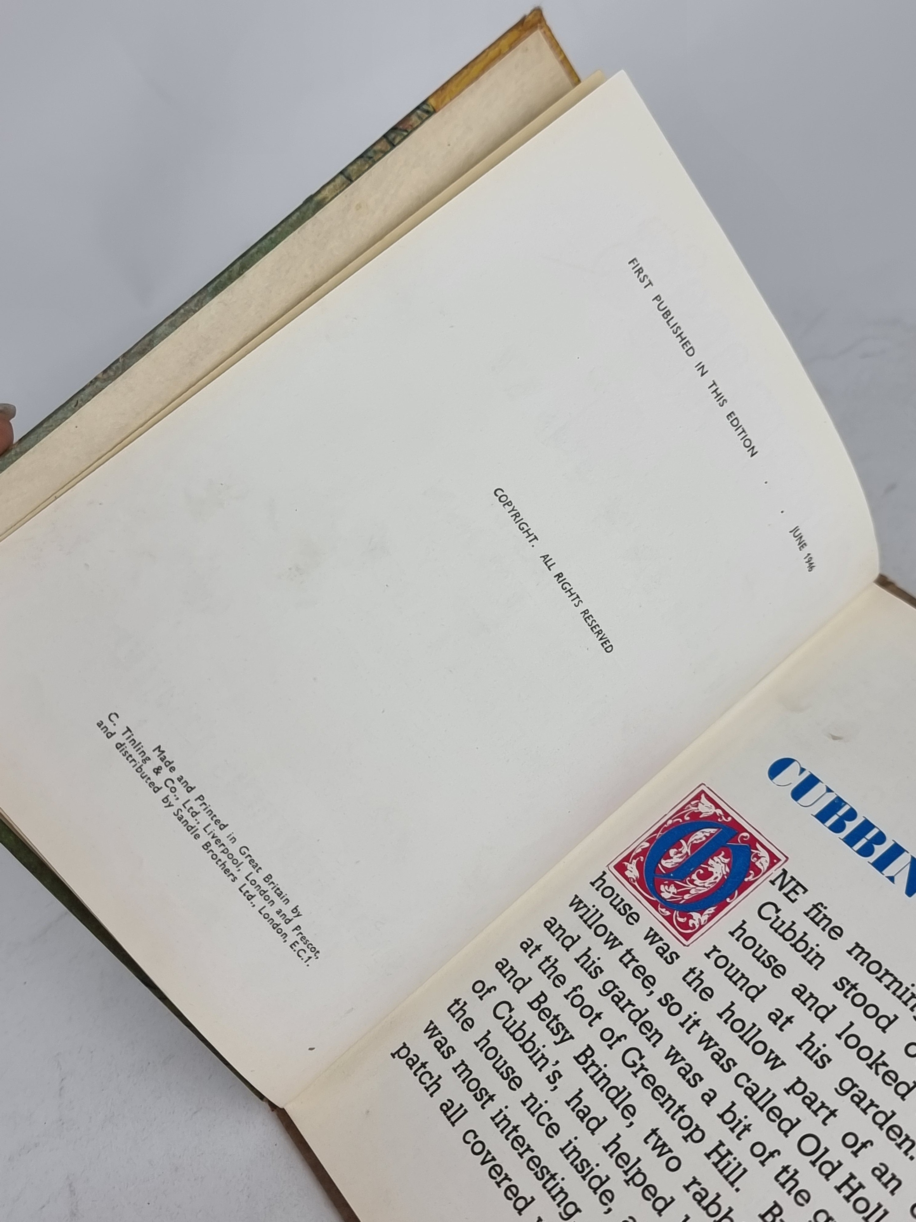 Cubbin's Boat, Doris Twinn — 1st Edition