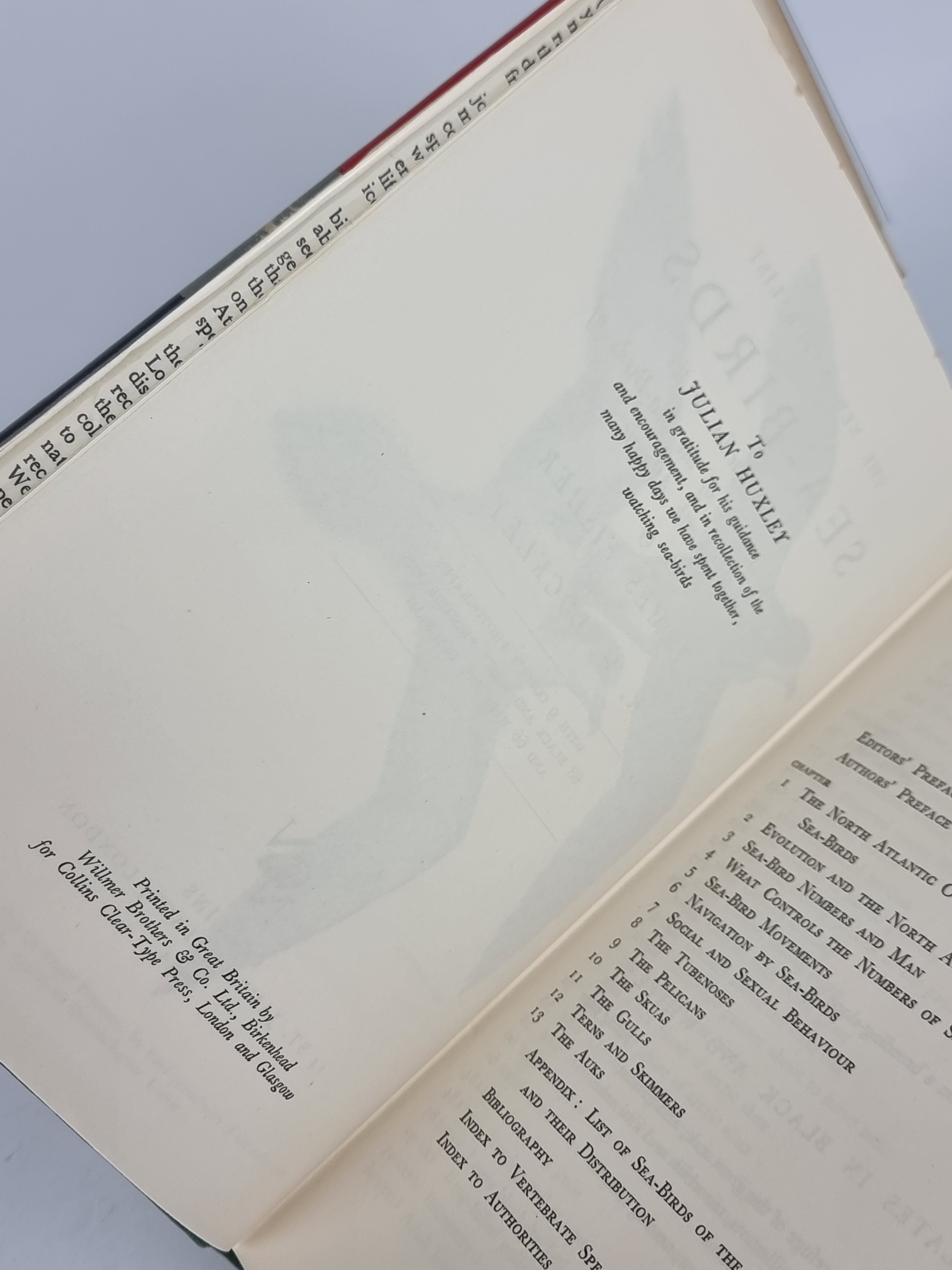 Sea-Birds,  James Fisher and R. M. Lockley — 1st Edition