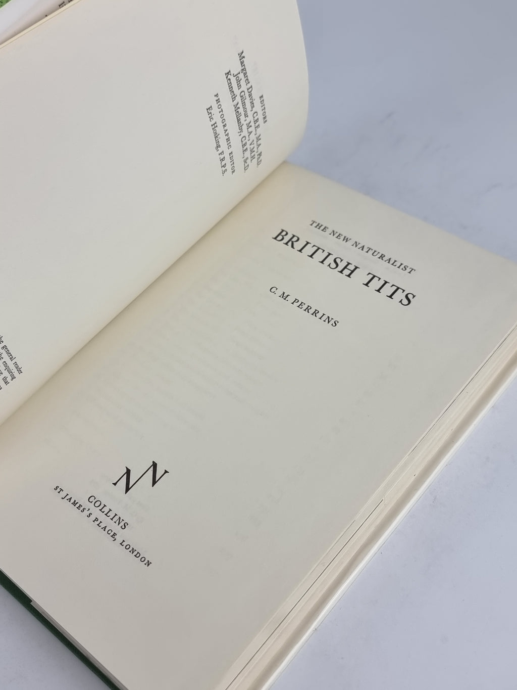 British Tits, Christopher Perrins — 1st Edition
