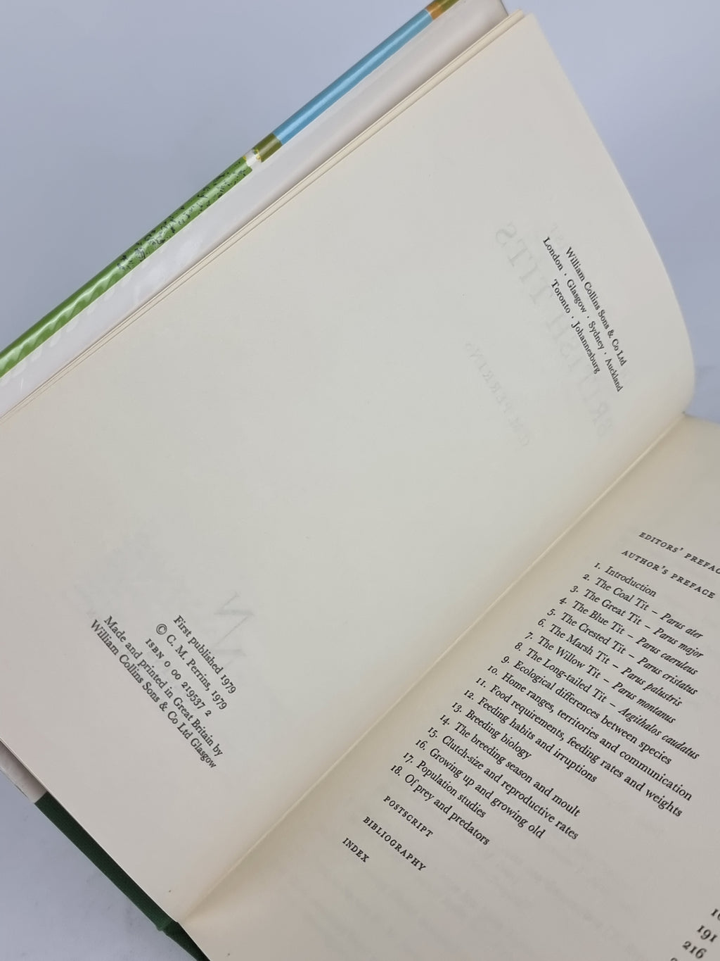 British Tits, Christopher Perrins — 1st Edition