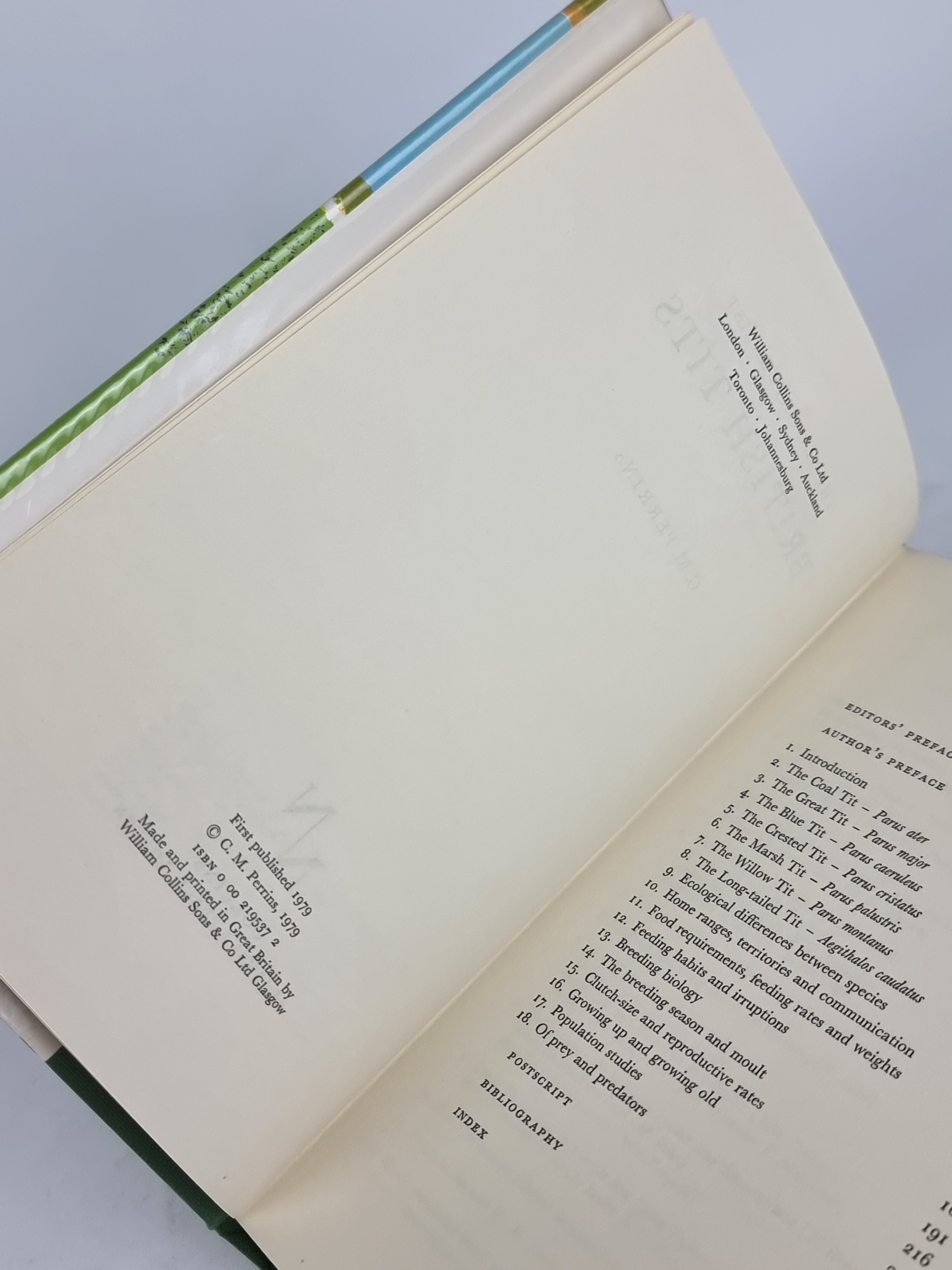 British Tits, Christopher Perrins — 1st Edition