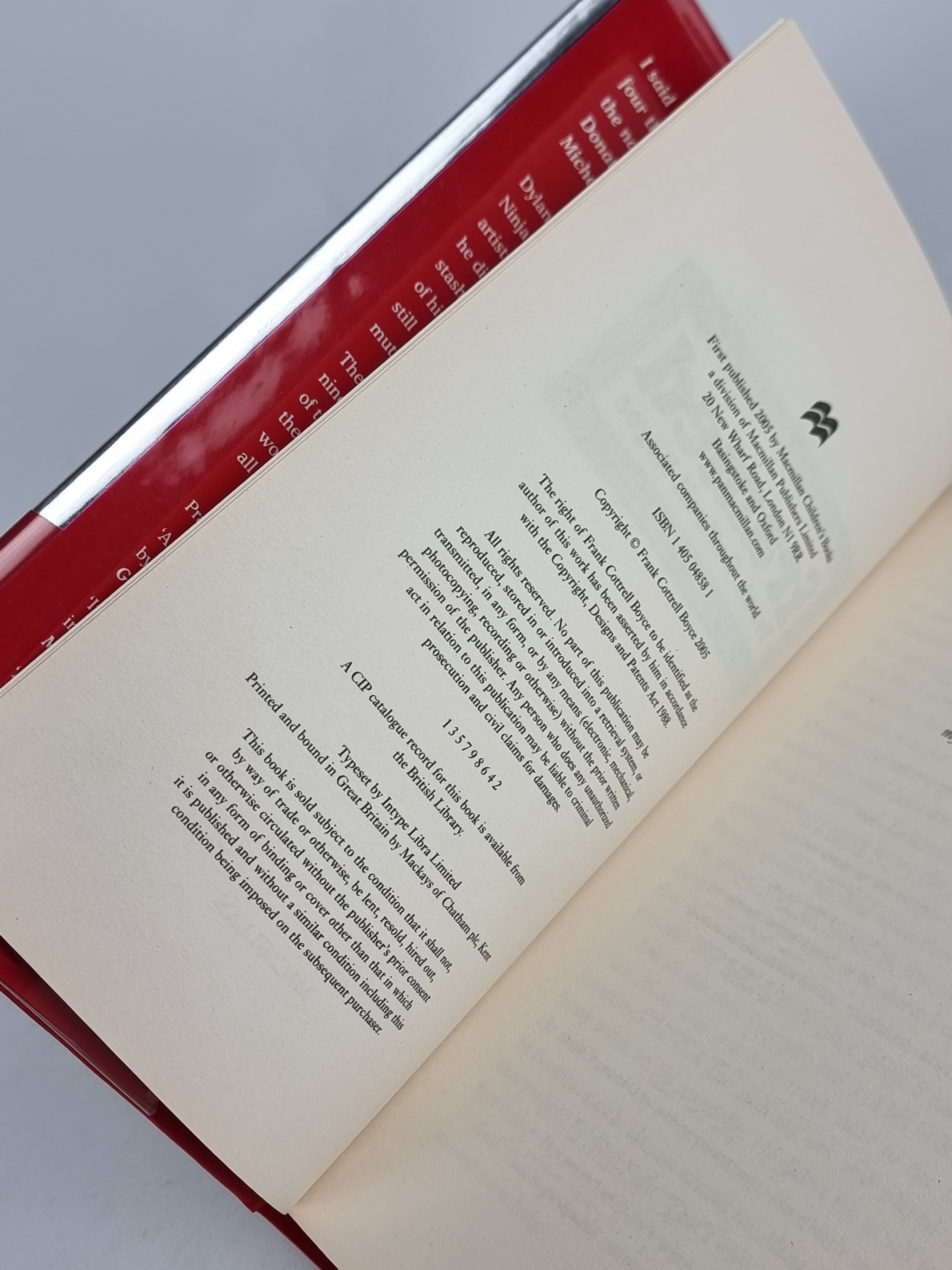 Framed, Frank Cottrell Boyce — 1st Edition