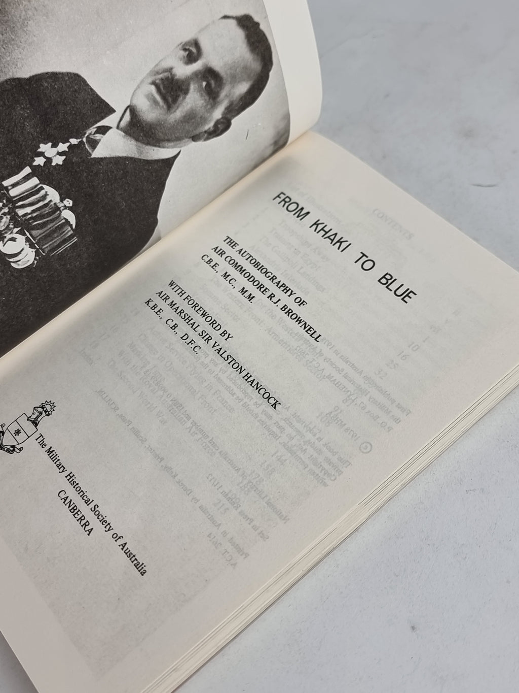 From Khaki to Blue, Air Commodore R.J. Brownell — 1st Edition