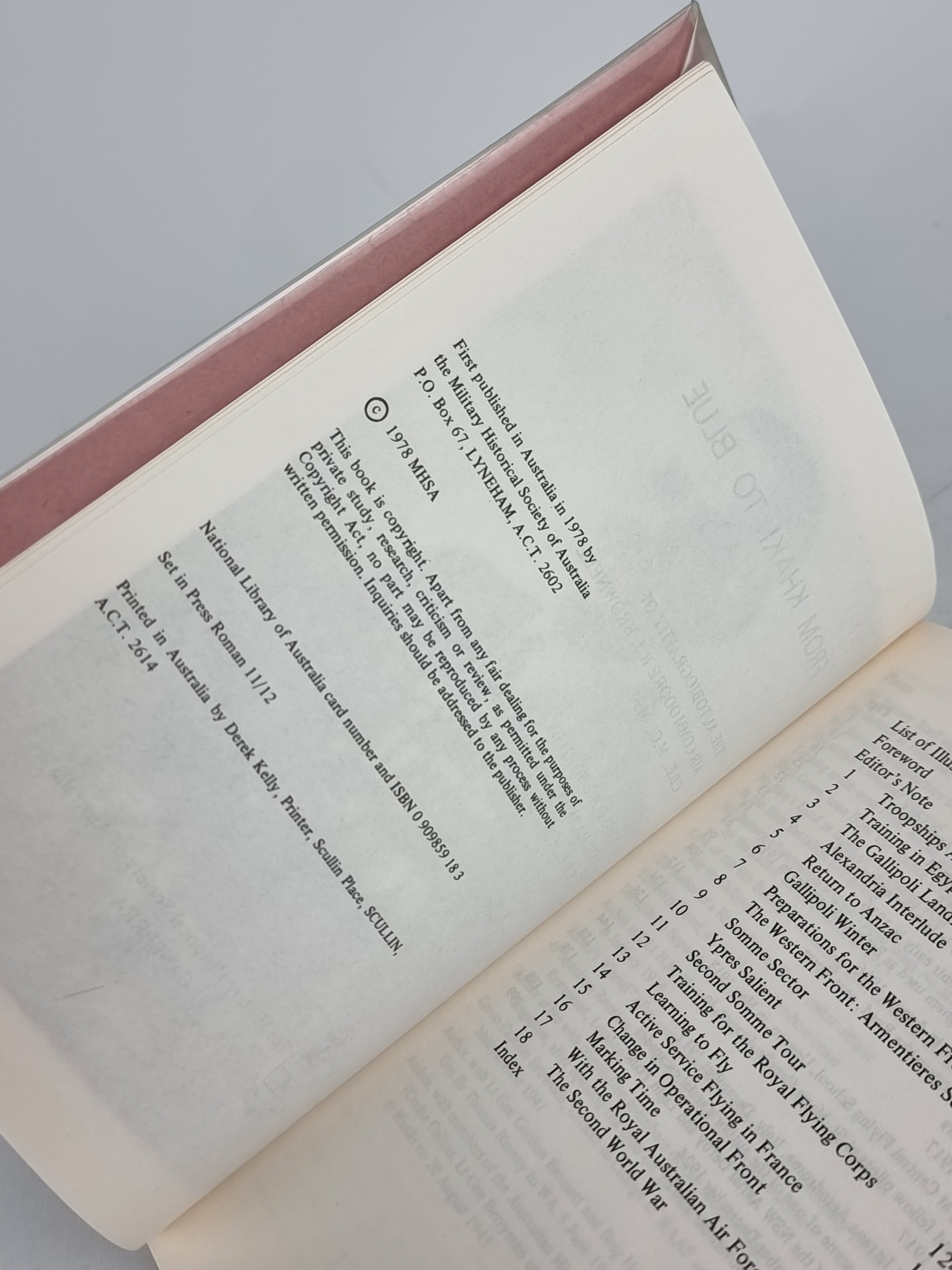 From Khaki to Blue, Air Commodore R.J. Brownell — 1st Edition