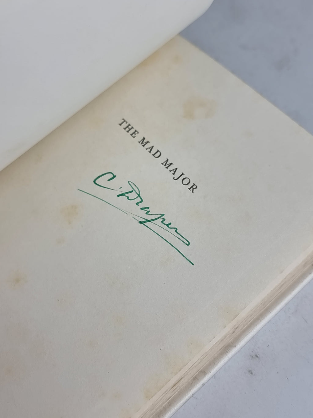 The Mad Major, Major Christopher Draper, D.S.C. — 1st Edition