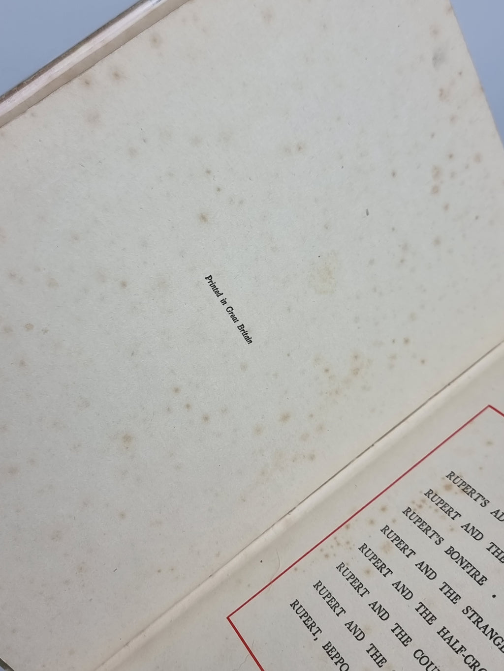 The Adventures of Rupert, Alfred Bestall — 1st Edition