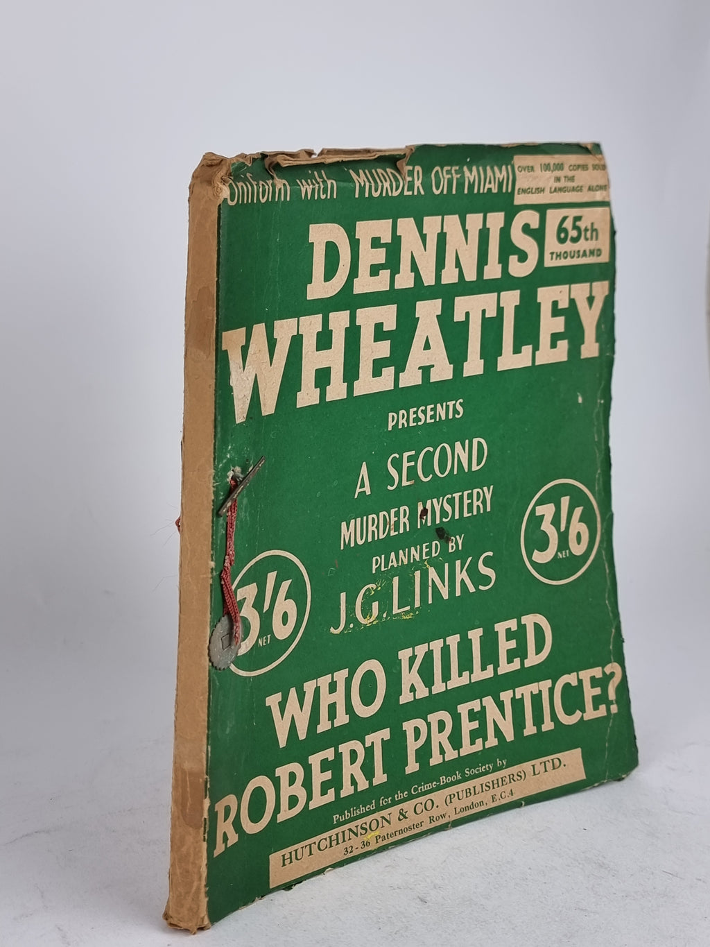 Who Killed Robert Prentice?, Dennis Wheatley & J.G. Links — 1st Edition