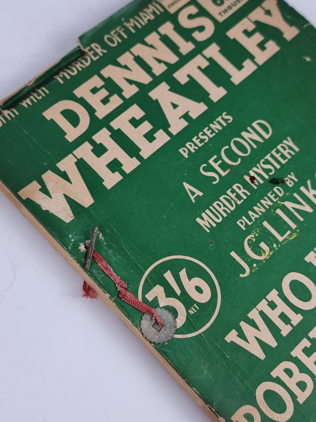 Who Killed Robert Prentice?, Dennis Wheatley & J.G. Links — 1st Edition