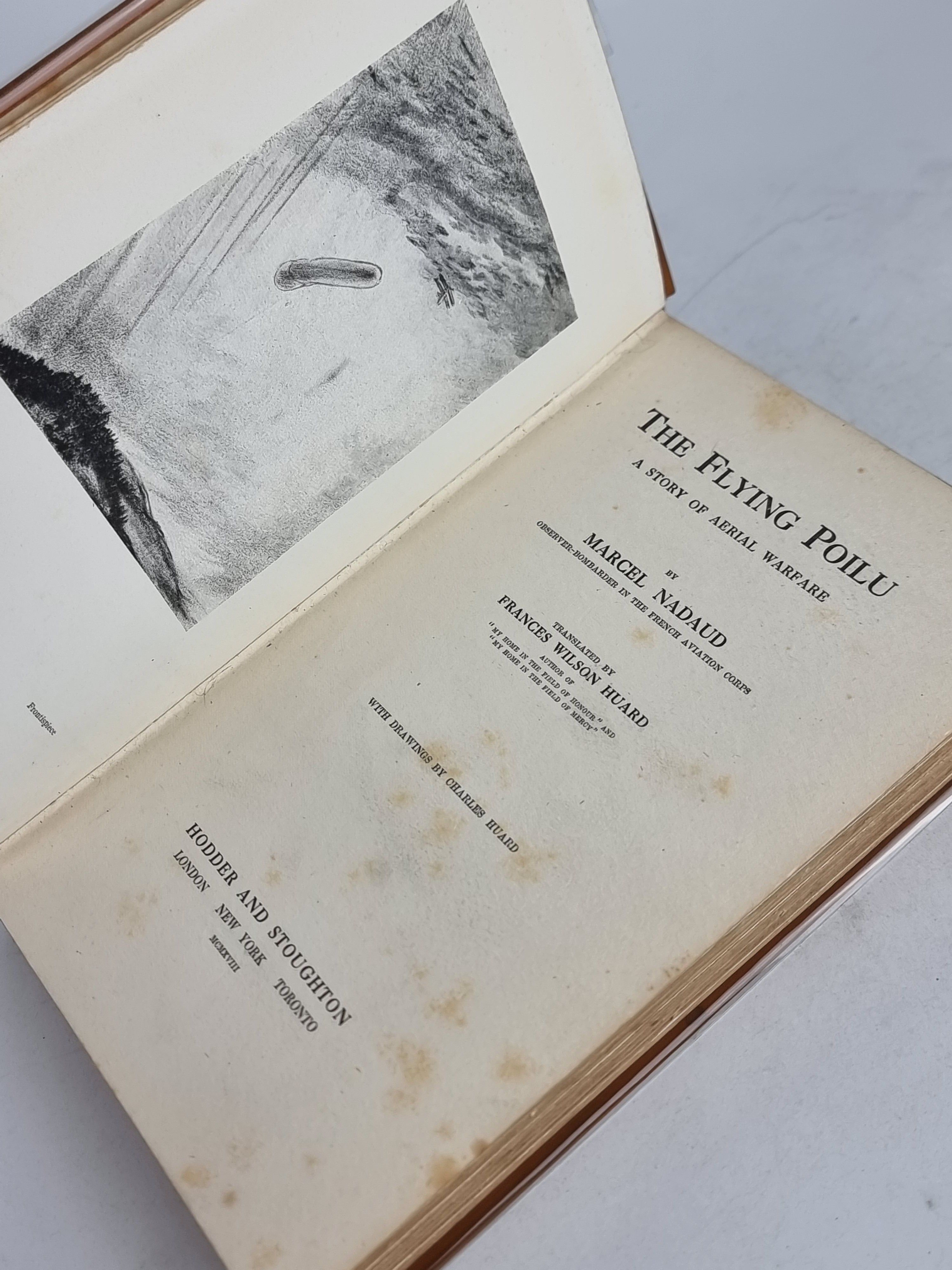 The Flying Poilu: A Story of Aerial Warfare, Marcel Nadaud — 1st UK Edition