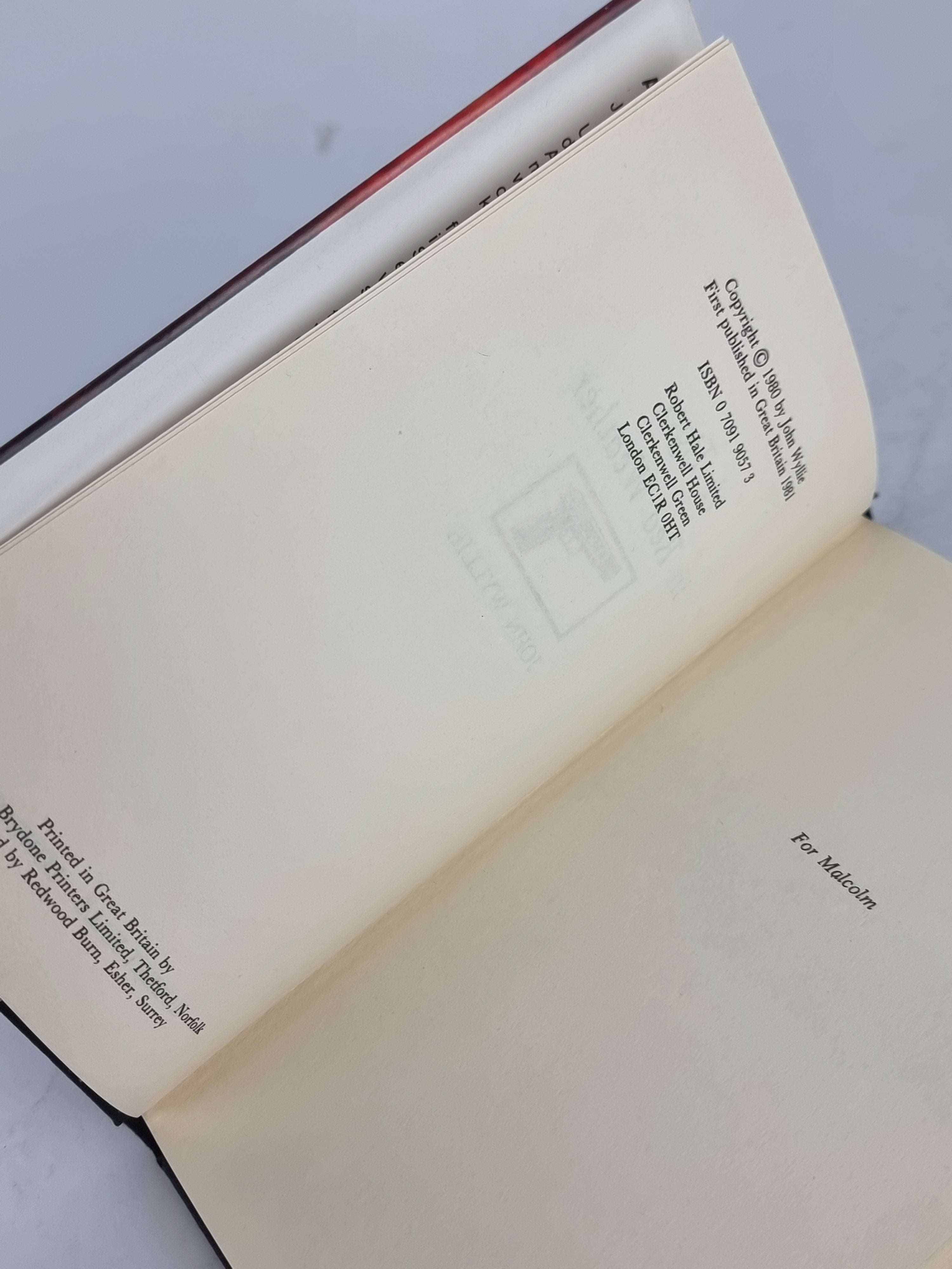A Tiger in Red Weather, John Wyllie — 1st Edition