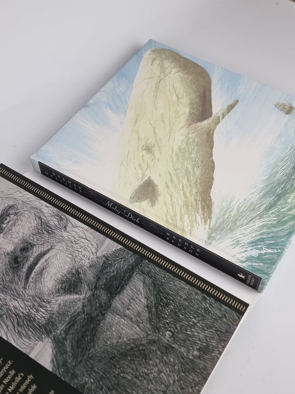 Moby-Dick or The Whale, Herman Melville (Adapted by Jan Needle) — Illustrated Ed