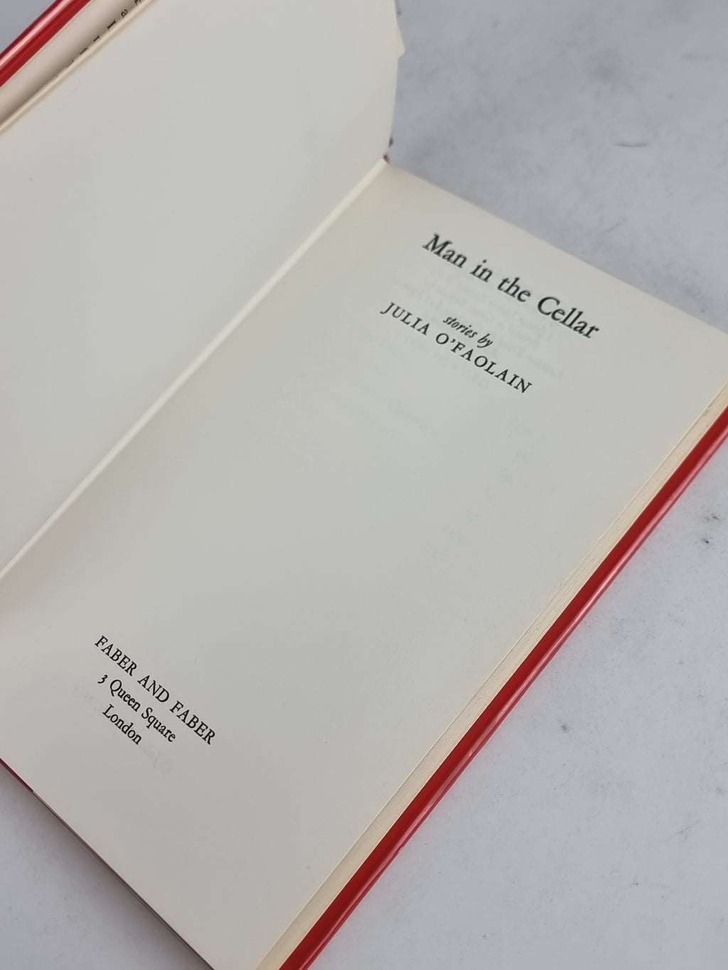 Man in the Cellar, Julia O'Faolain — 1st Edition