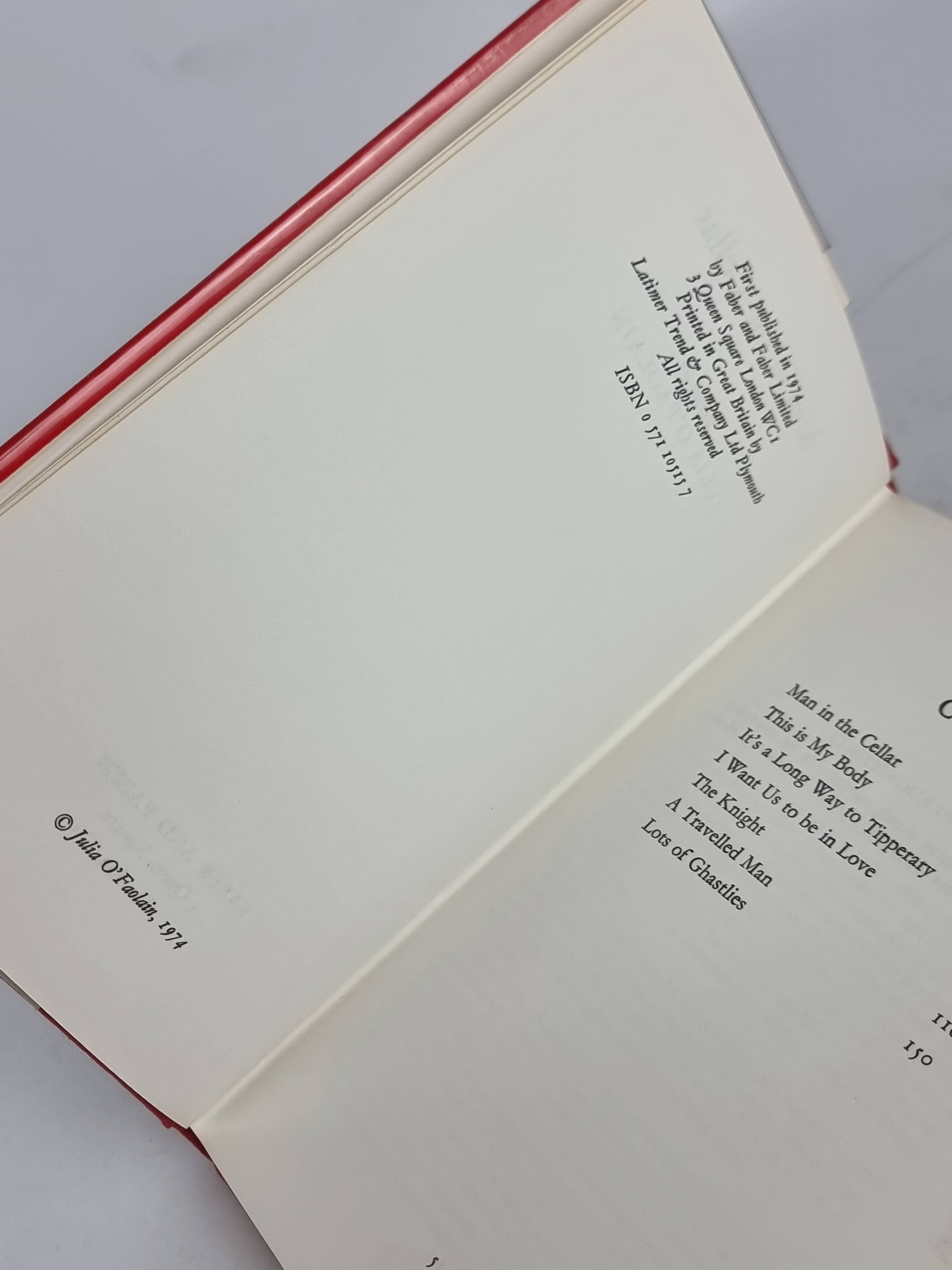 Man in the Cellar, Julia O'Faolain — 1st Edition