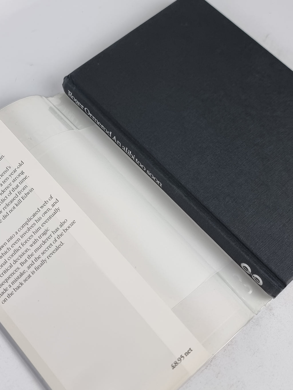 An Alibi Too Soon, Roger Ormerod — 1st Edition