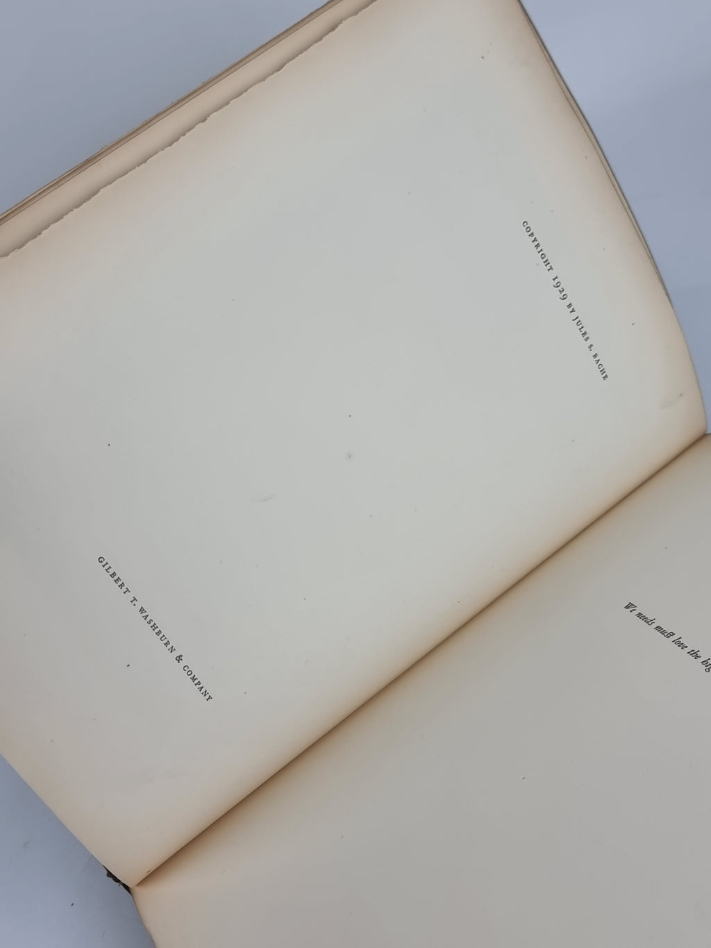 A Catalogue of Paintings in the Collection of Jules S. Bache — 1st Edition