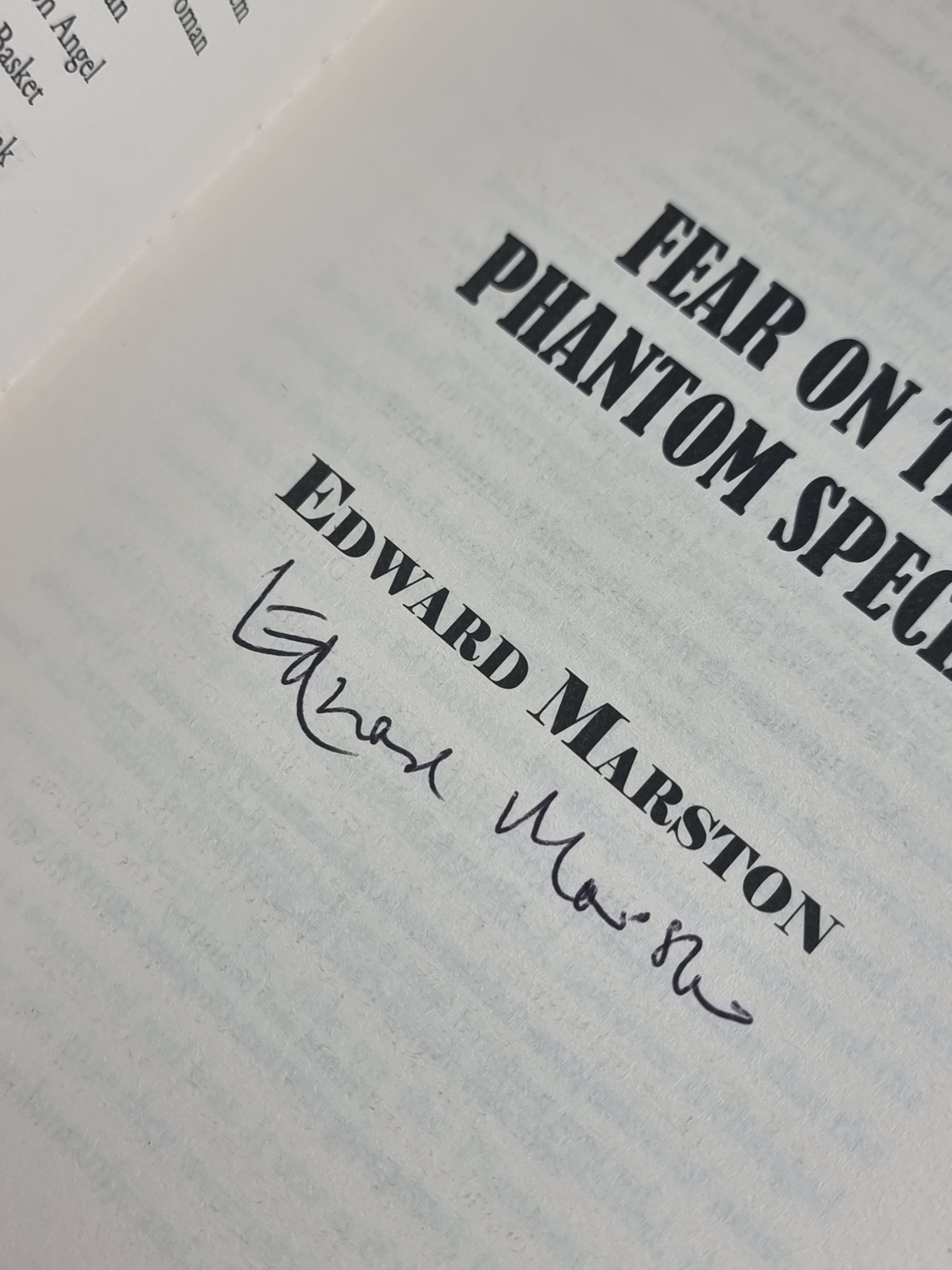 Fear on the Phantom Special, Edward Marston — 1st Edition