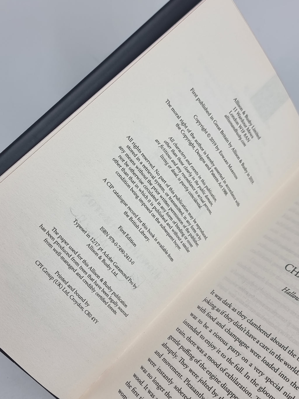 Fear on the Phantom Special, Edward Marston — 1st Edition