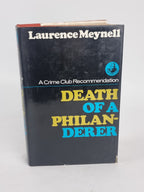 Death of a Philanderer, Laurence Meynell — 1st Edition