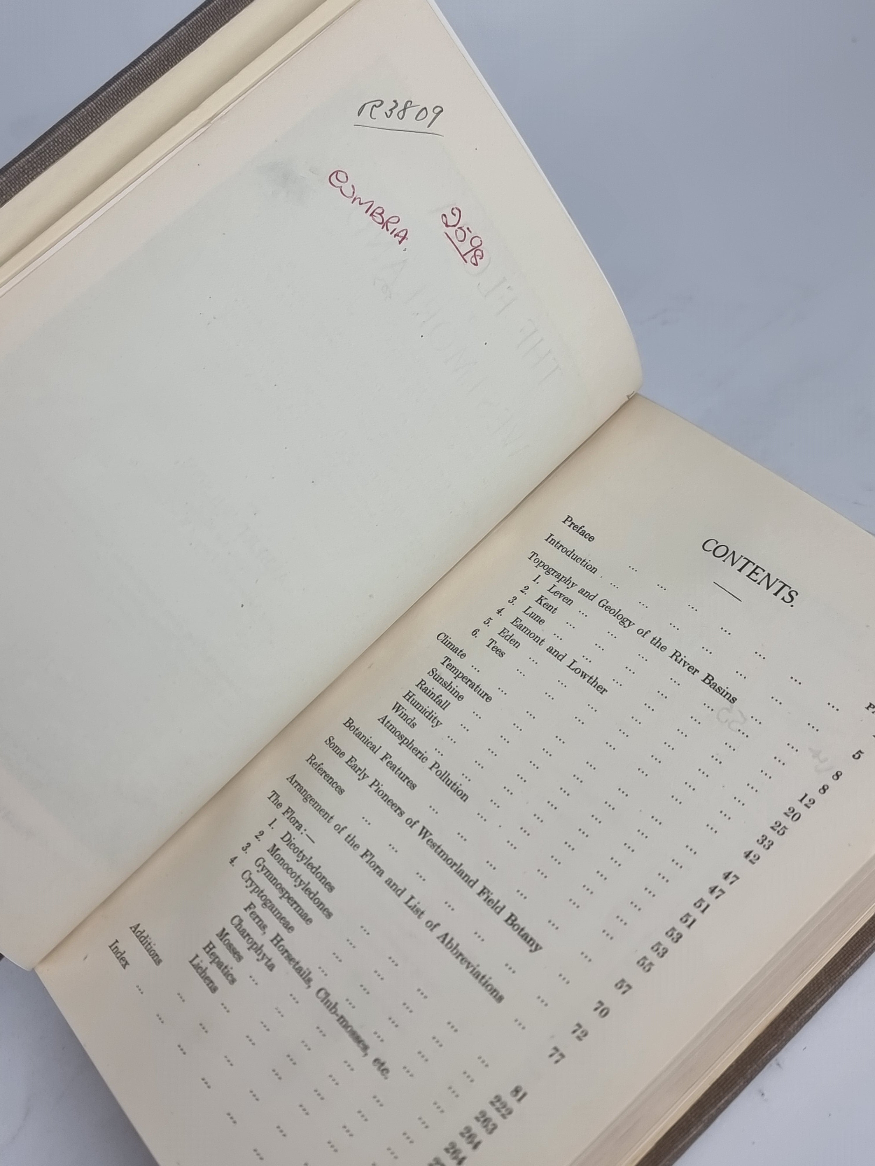 The Flora of Westmorland, Albert Wilson — 1st Edition