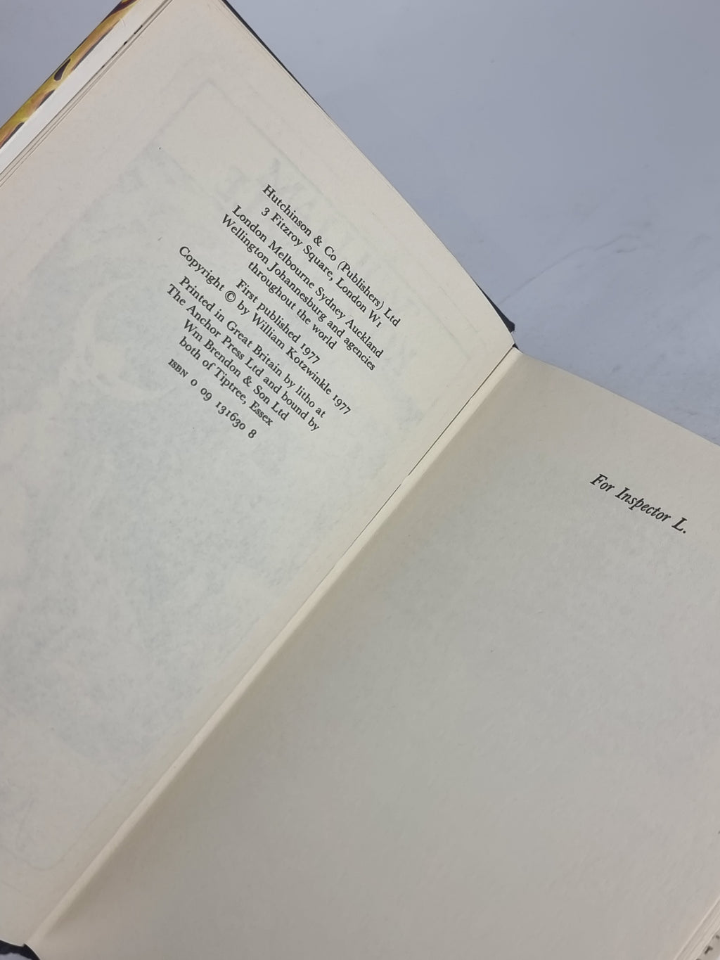 Fata Morgana, William Kotzwinkle — 1st UK Edition