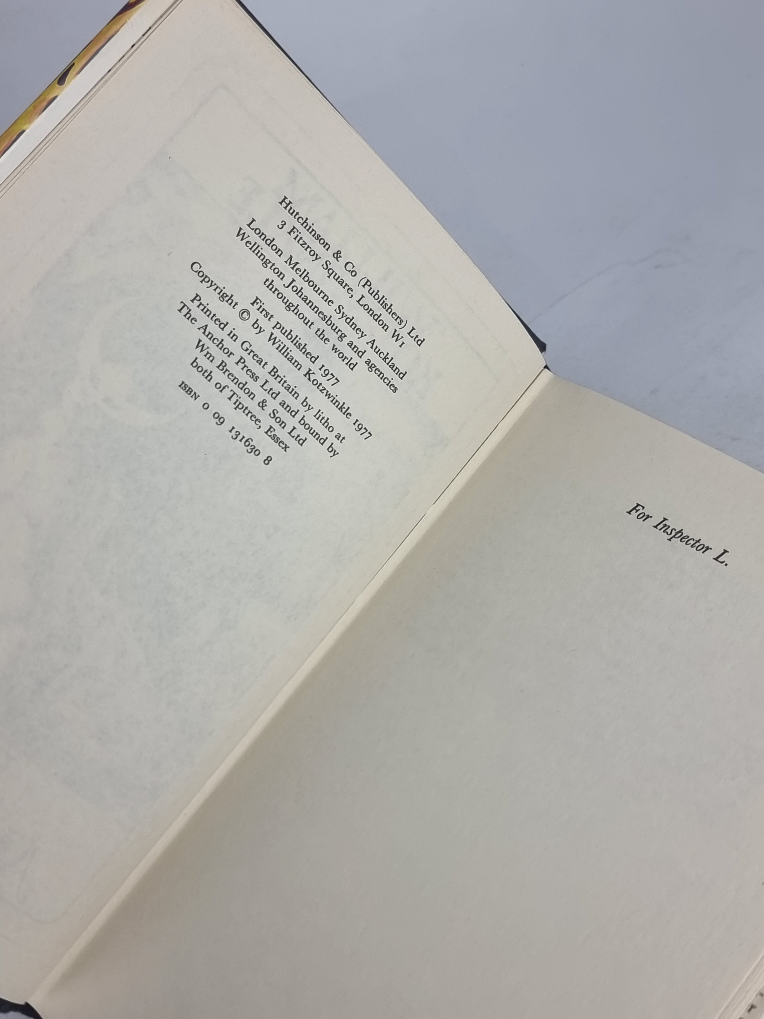 Fata Morgana, William Kotzwinkle — 1st UK Edition