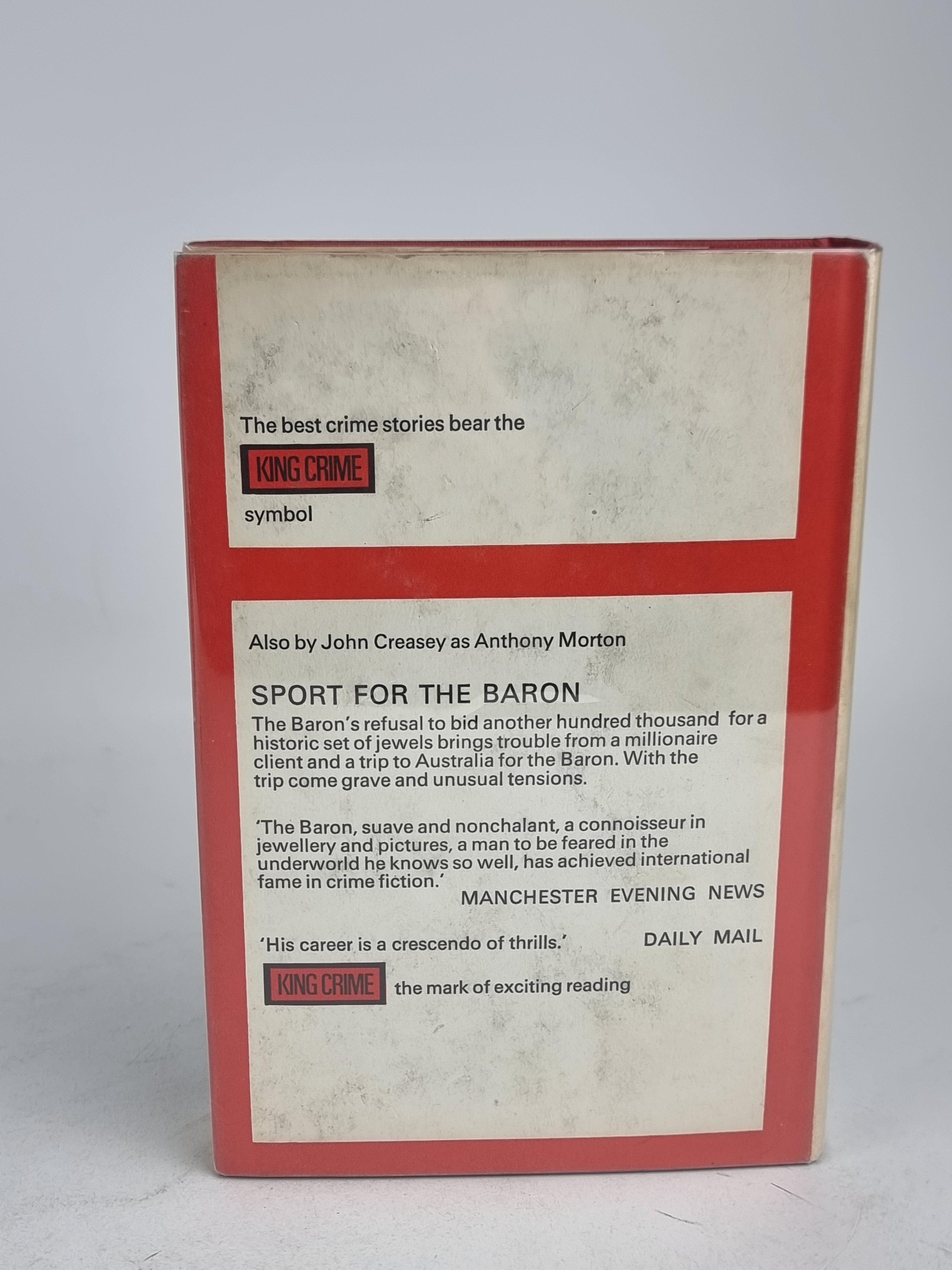 Affair for the Baron, John Creasey as Anthony Morton — 1st Edition