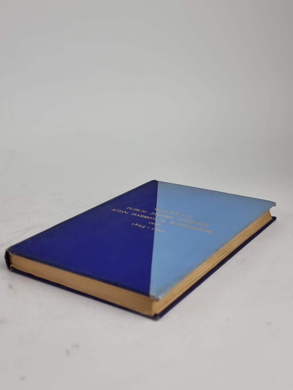 John Wisden's Public School Matches, Sydney H. Pardon (ed.) — 1st Edition