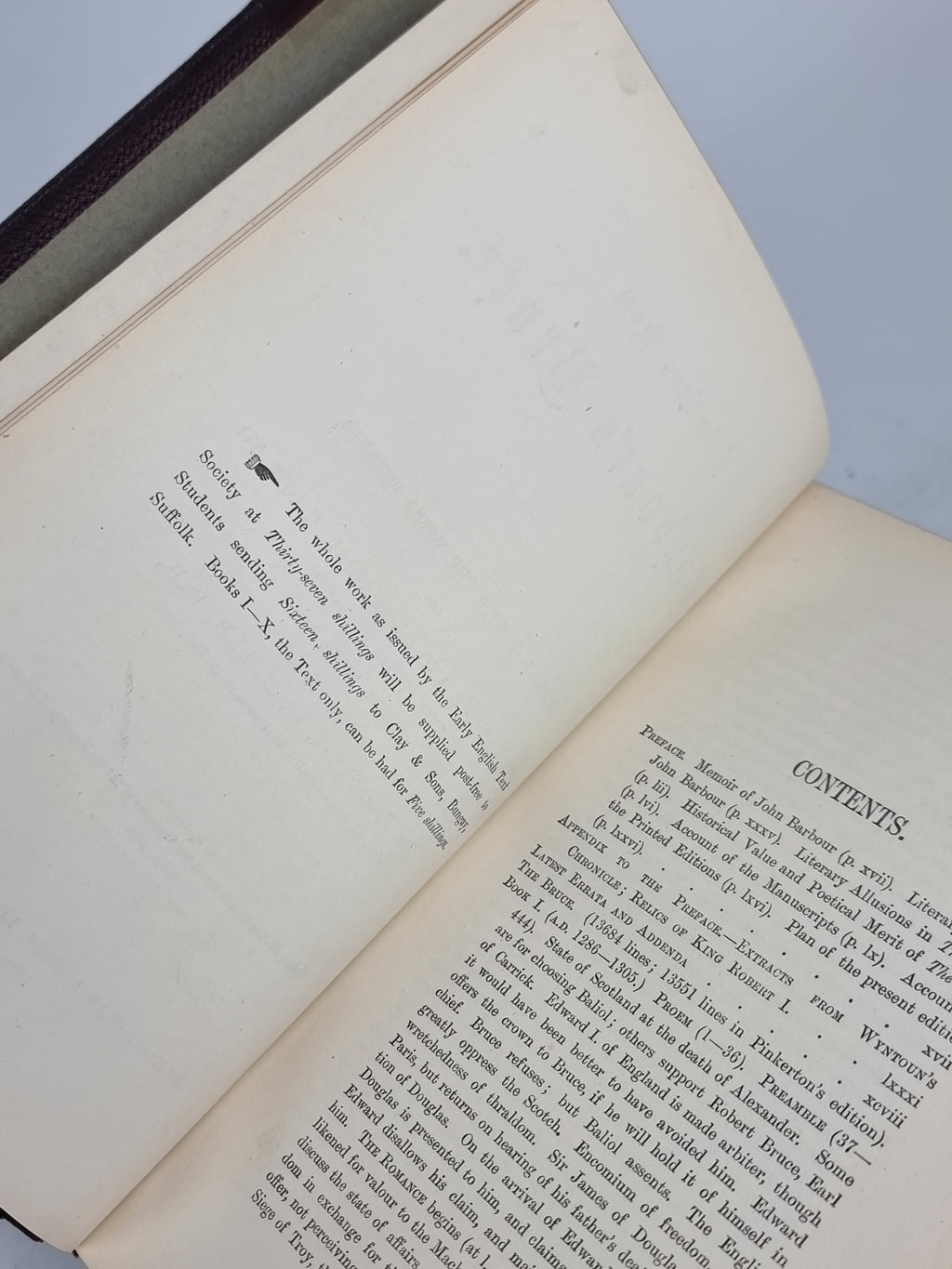 Selections from Barbour's Bruce, John Barbour (Edited by Rev. Prof. Walter W. Skeat)
