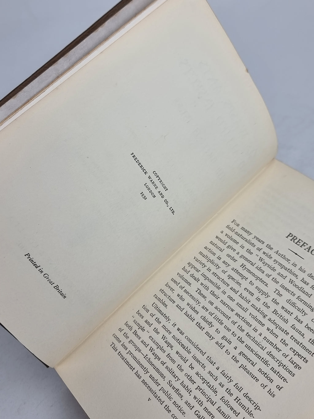 Bees, Wasps, Ants & Allied Insects of the British Isles, Edward Step — 1st Edition