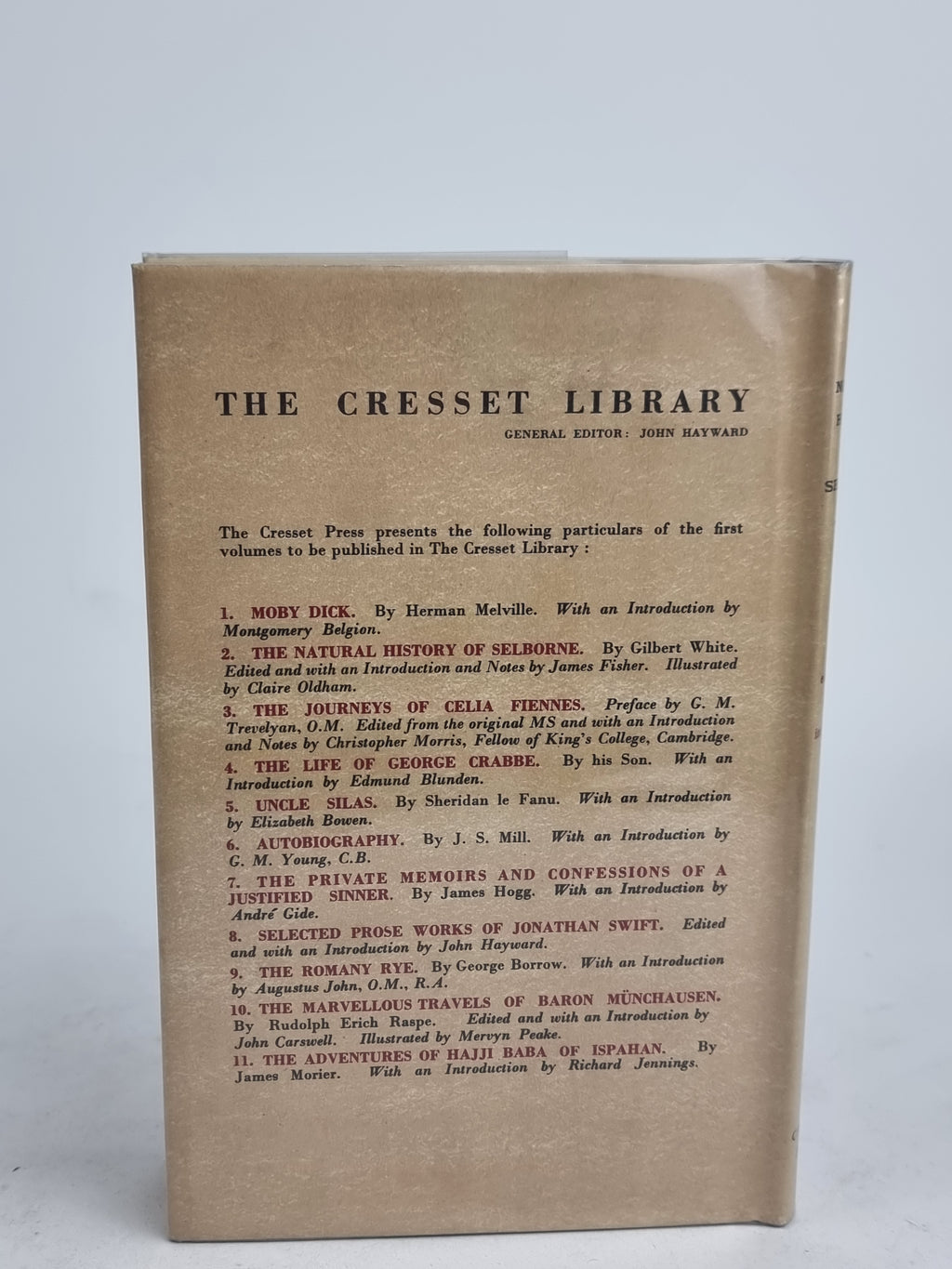 The Natural History of Selborne, Gilbert White — 1st Cresset Library Edition