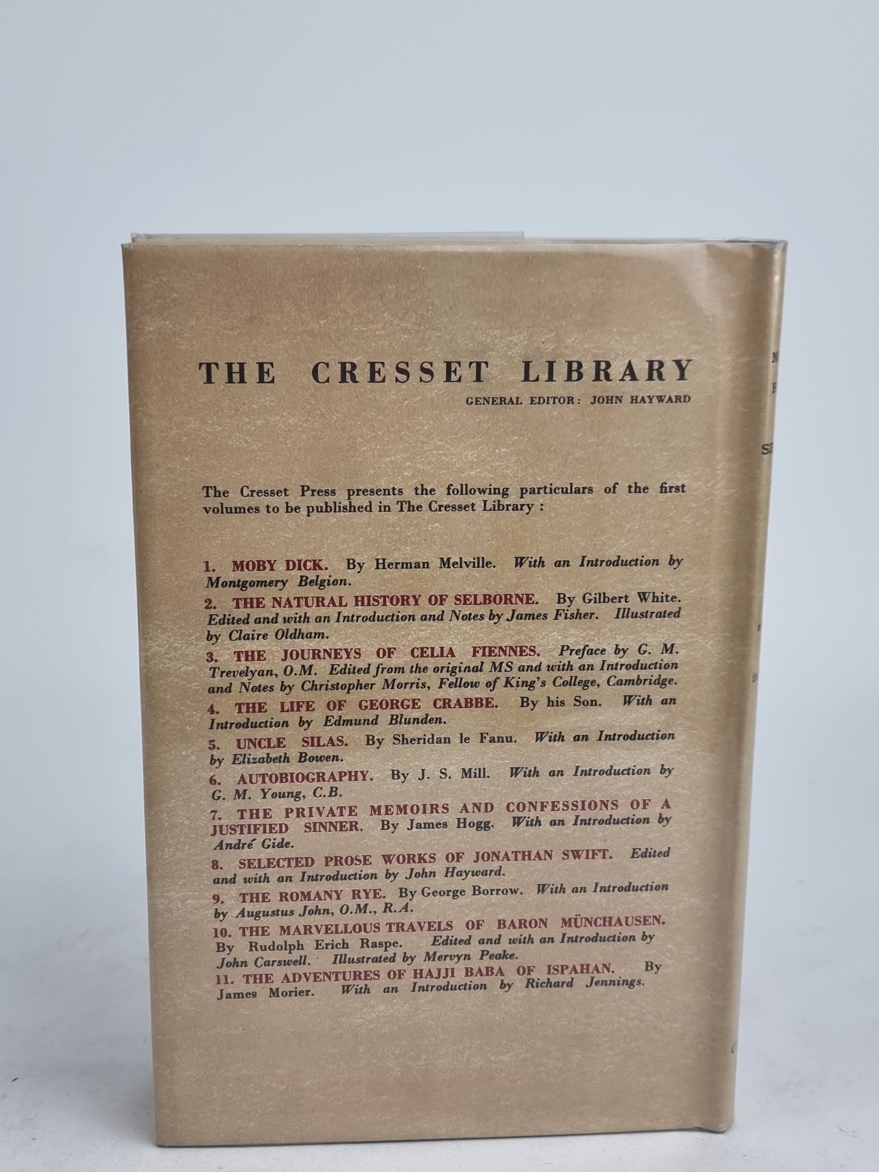 The Natural History of Selborne, Gilbert White — 1st Cresset Library Edition