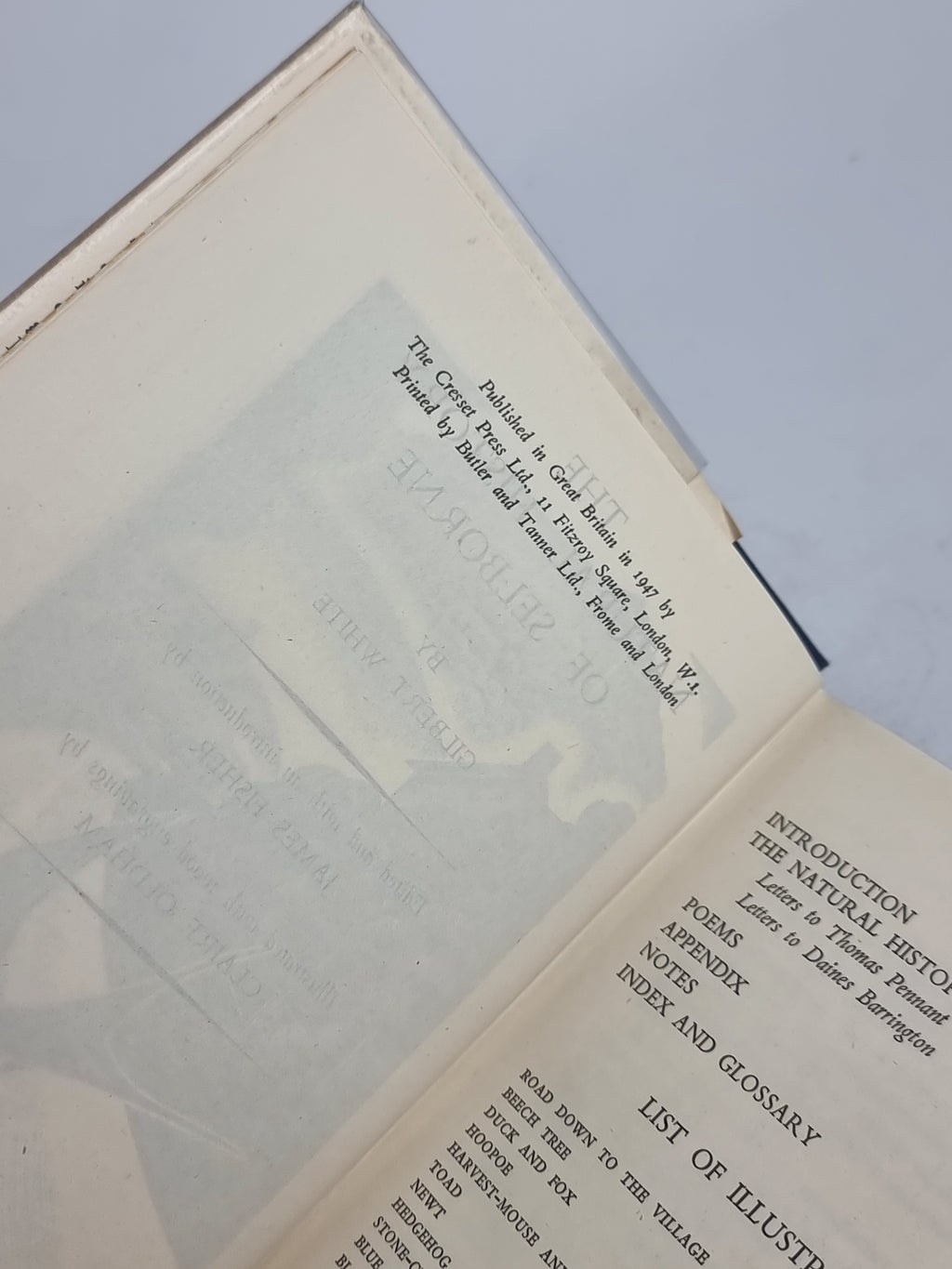 The Natural History of Selborne, Gilbert White — 1st Cresset Library Edition