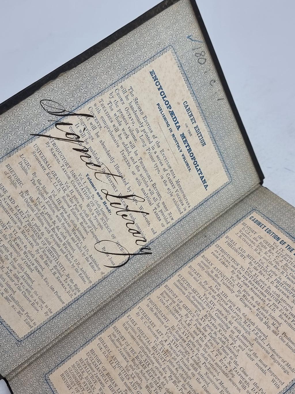 Introductory Dissertation on the Science of Method, Samuel Taylor Coleridge