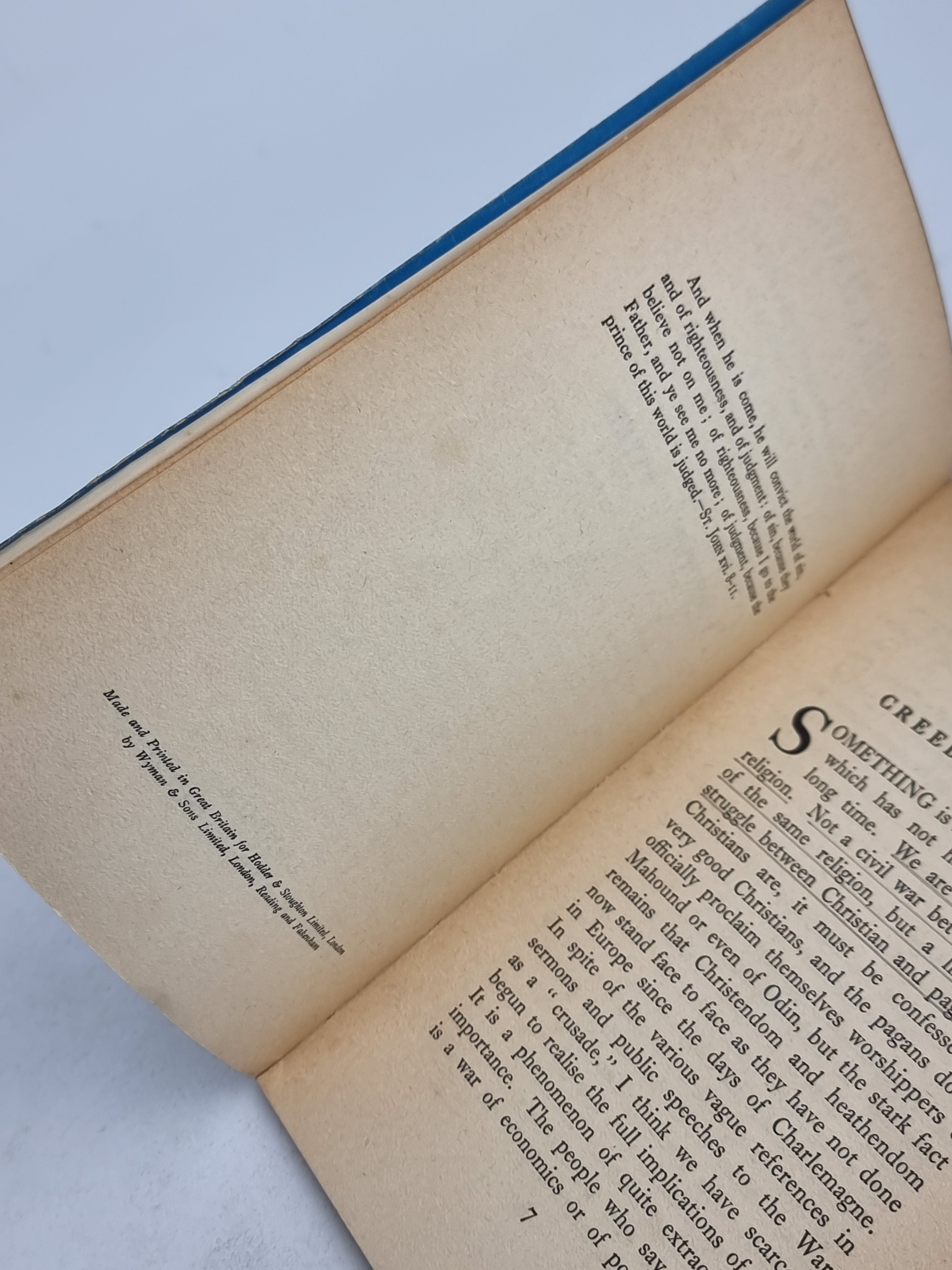 Creed or Chaos?, Dorothy L. Sayers — 1st Edition